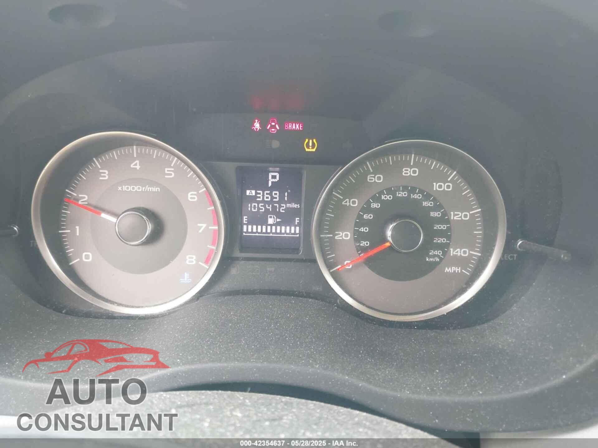 SUBARU FORESTER 2014 - JF2SJAJC2EH519694