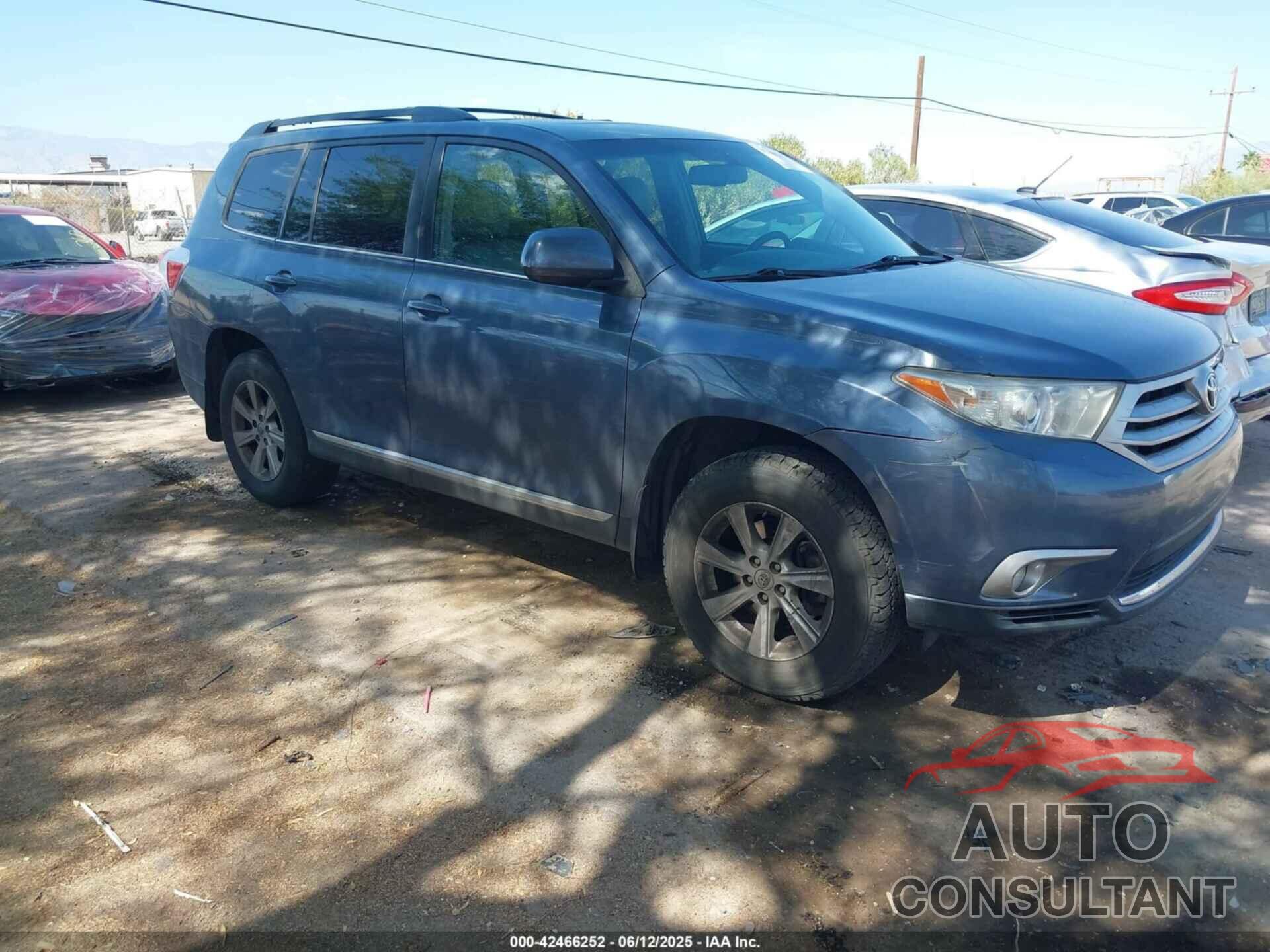 TOYOTA HIGHLANDER 2013 - 5TDZK3EH3DS124655