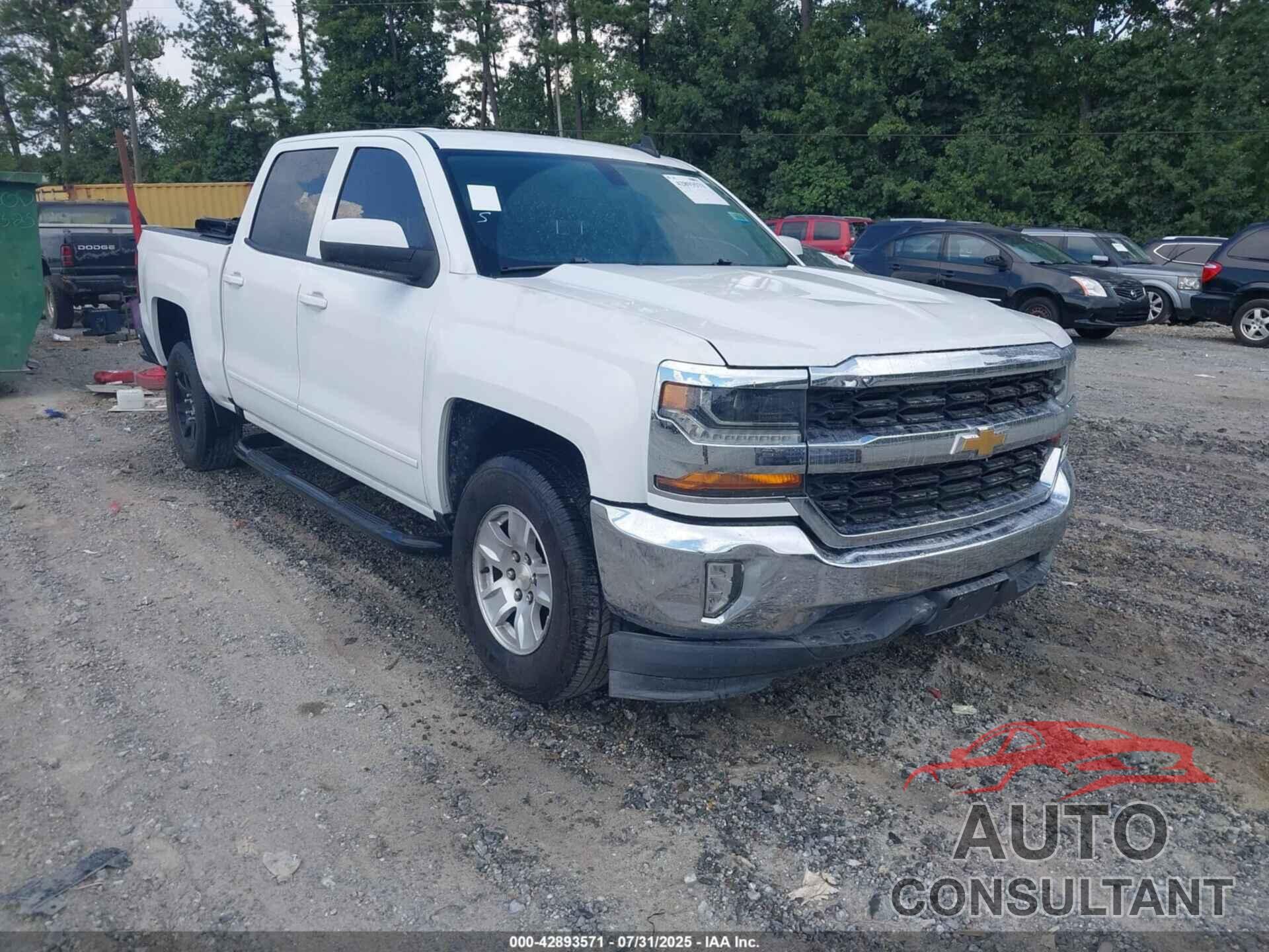 CHEVROLET SILVERADO 1500 2017 - 3GCUCRER1HG495577