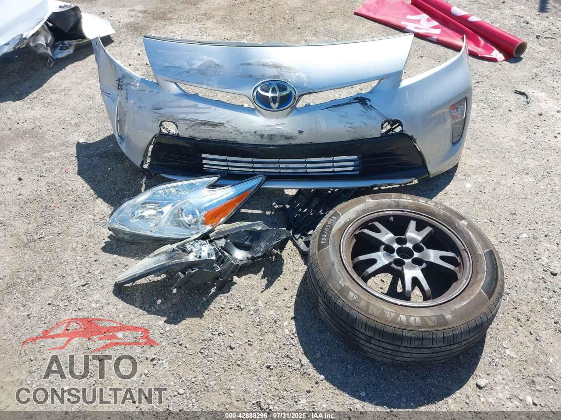 TOYOTA PRIUS 2013 - JTDKN3DU5D0346429