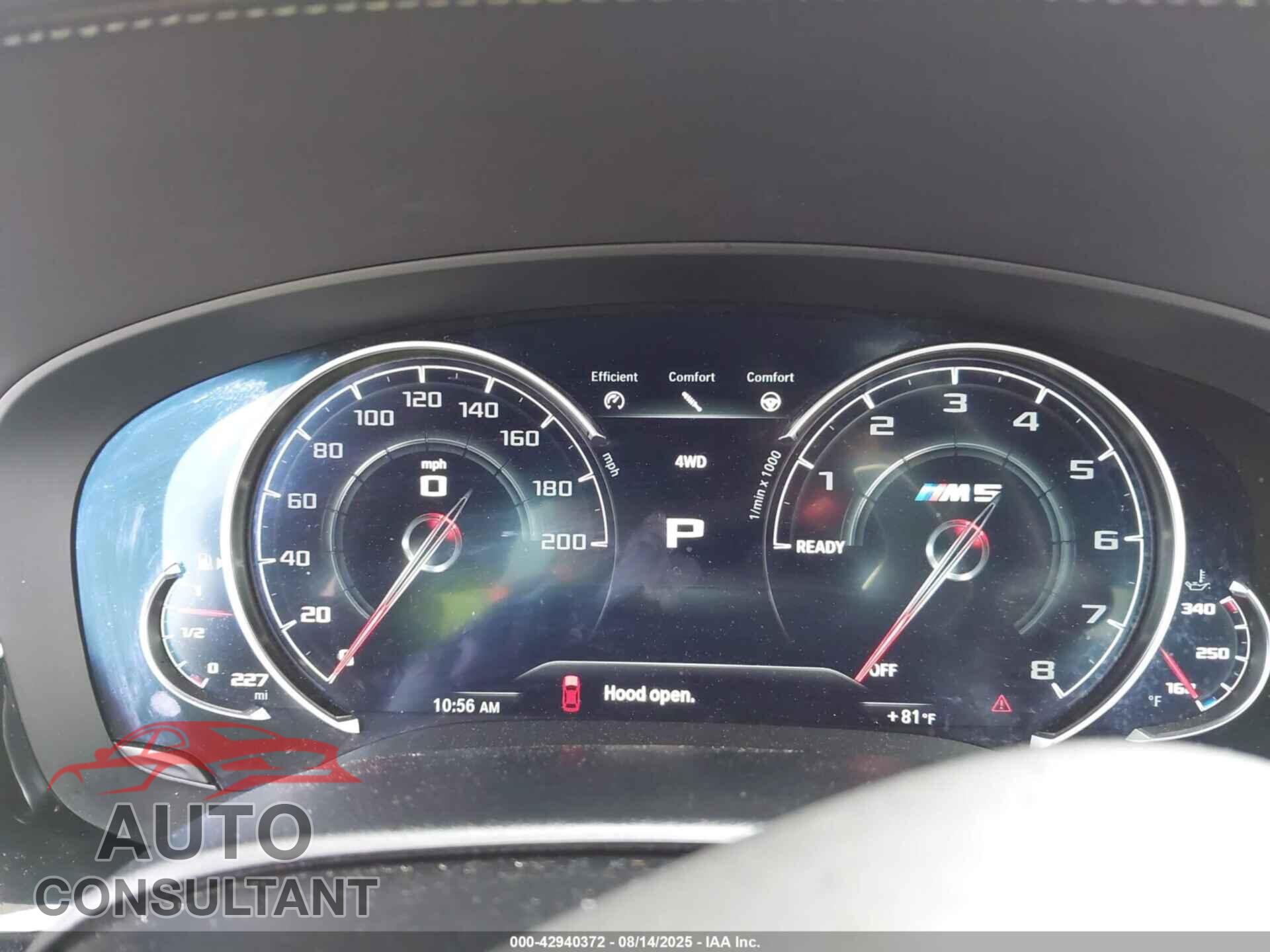 BMW M5 2019 - WBSJF0C54KB447344