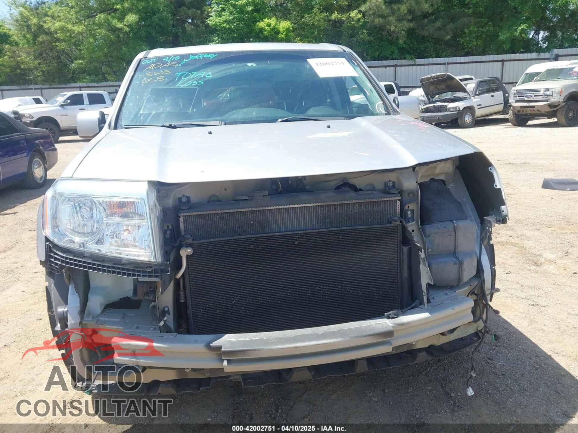 HONDA PILOT 2013 - 5FNYF3H54DB031813