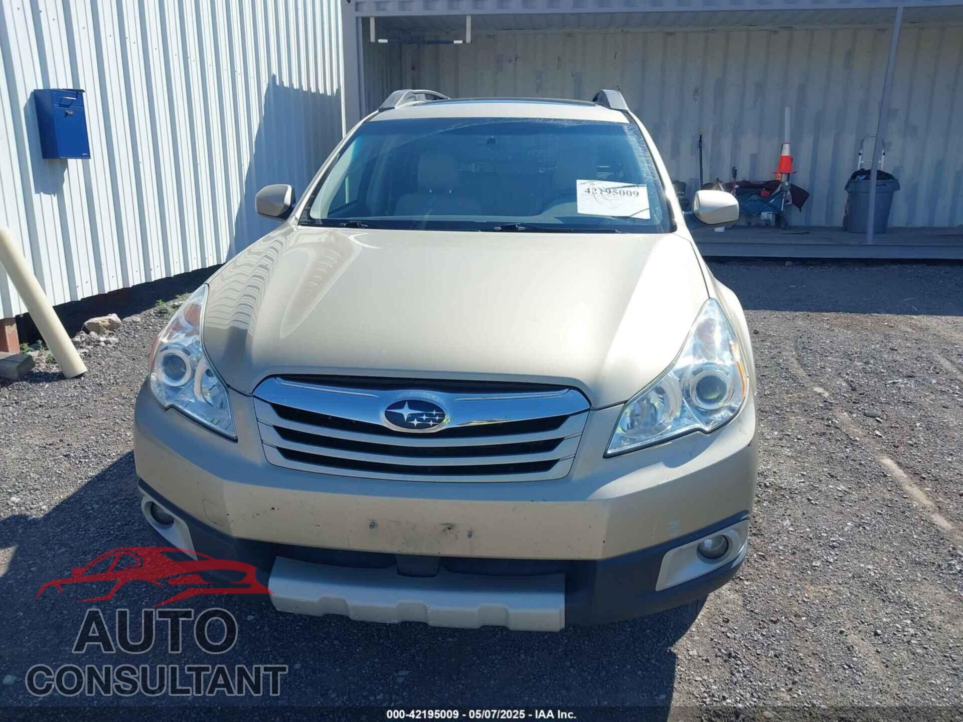 SUBARU OUTBACK 2010 - 4S4BRBLC1A3348191