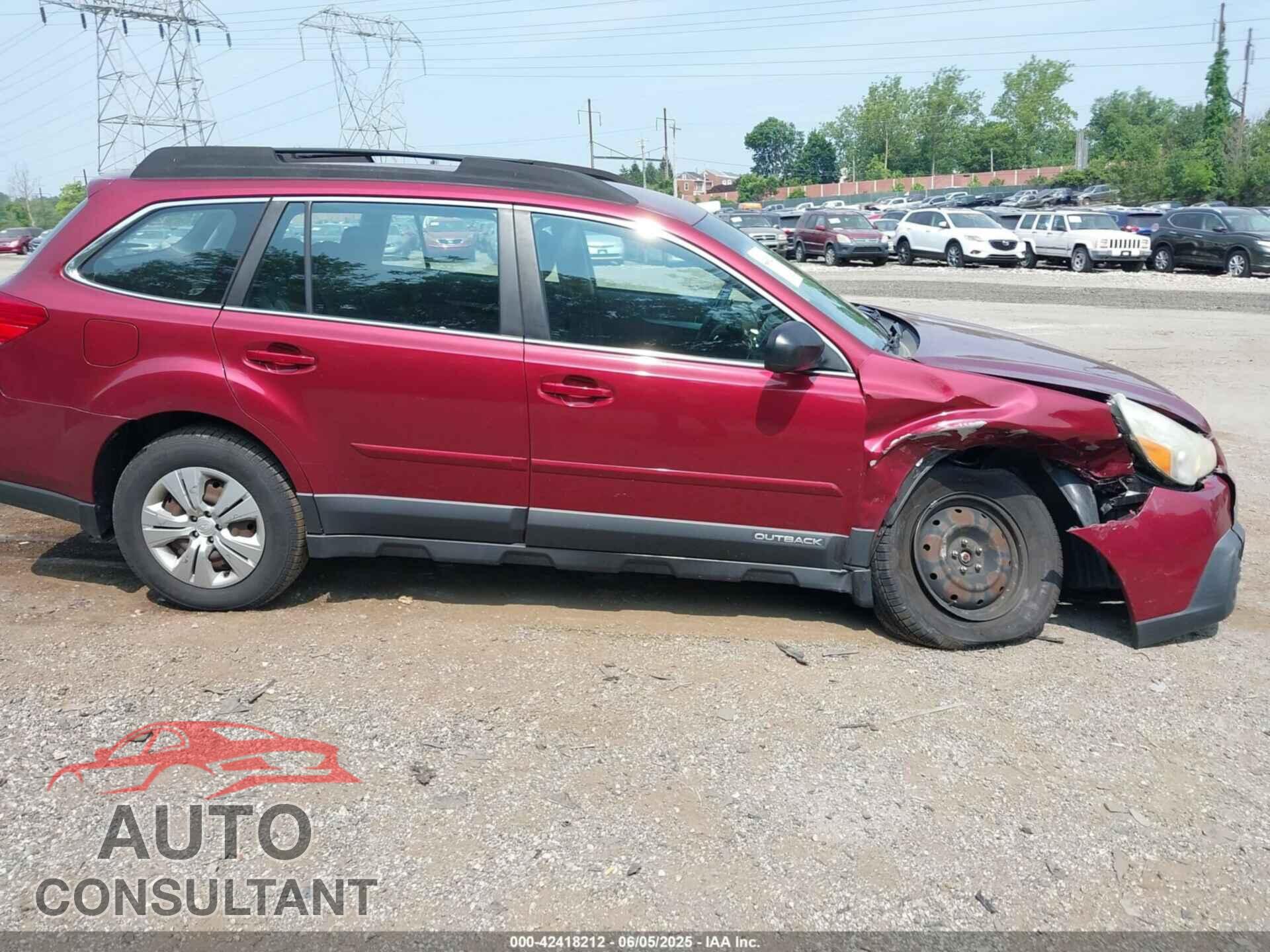 SUBARU OUTBACK 2013 - 4S4BRBAC8D3282973