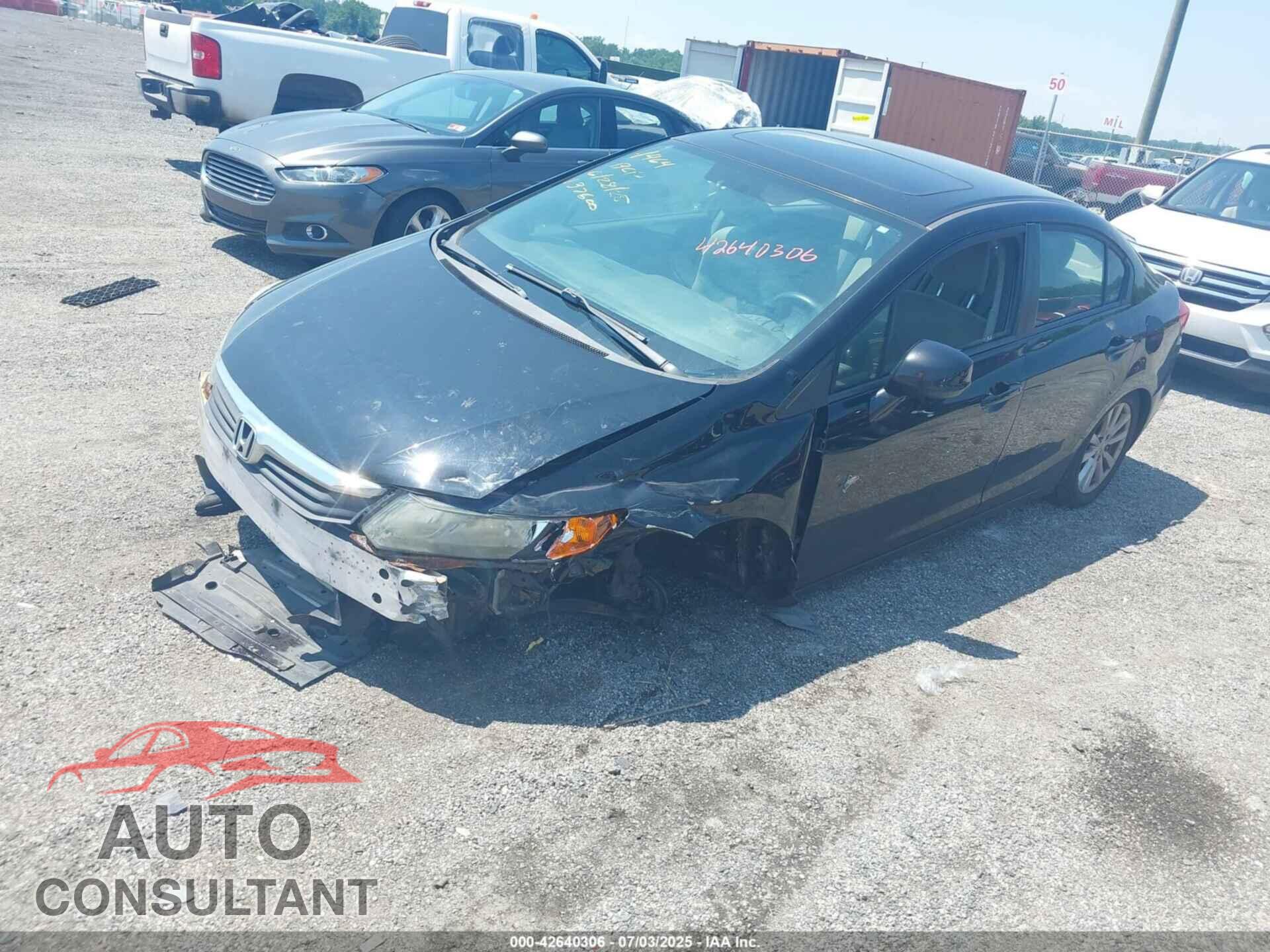 HONDA CIVIC 2012 - 2HGFB2F83CH321464