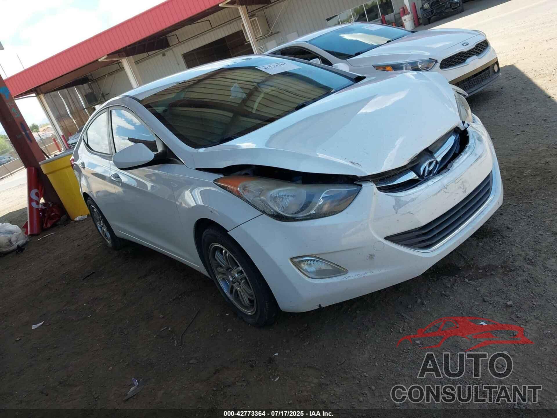 HYUNDAI ELANTRA 2012 - 5NPDH4AEXCH147865