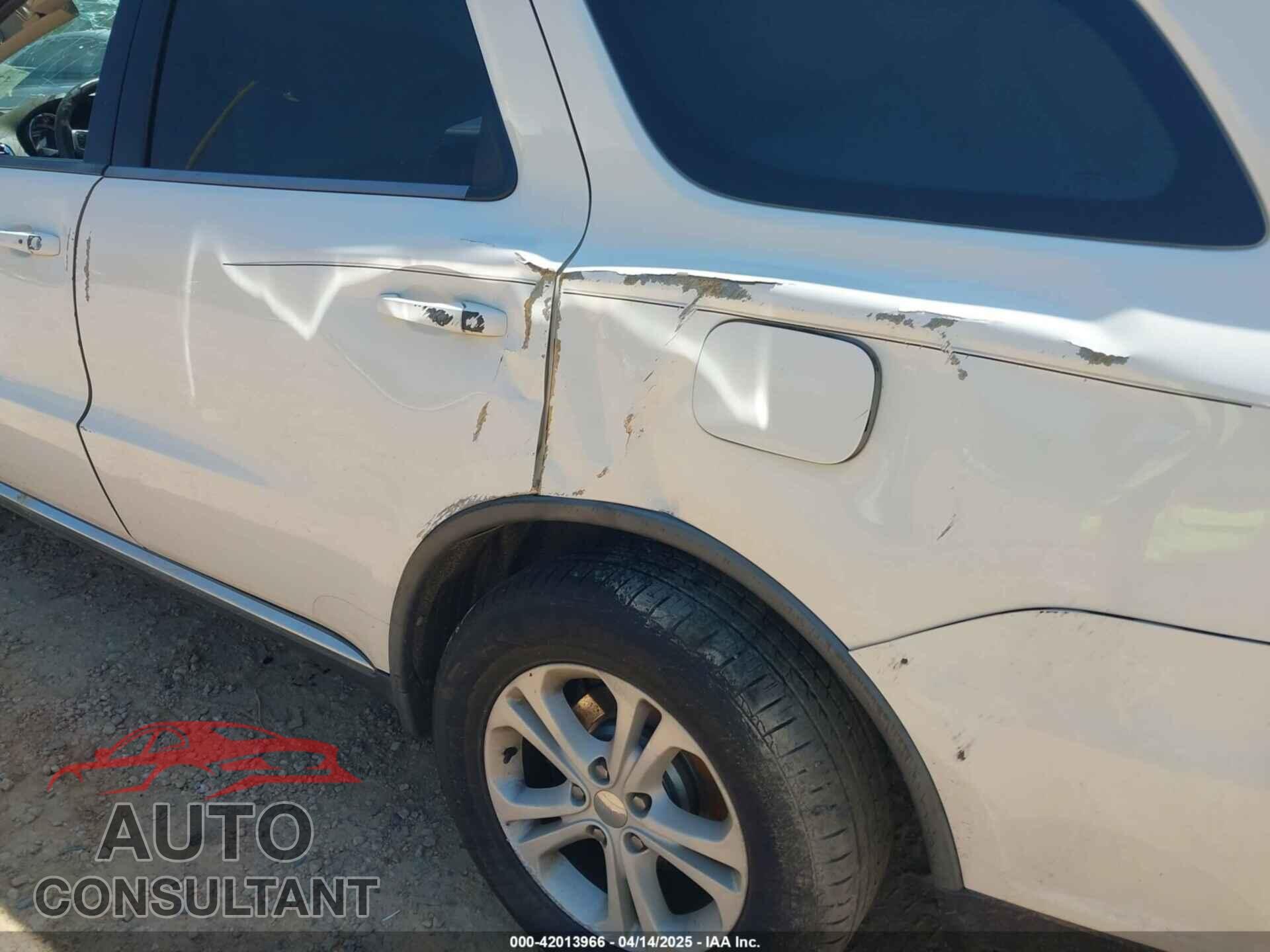 DODGE DURANGO 2012 - 1C4RDJDG3CC117972