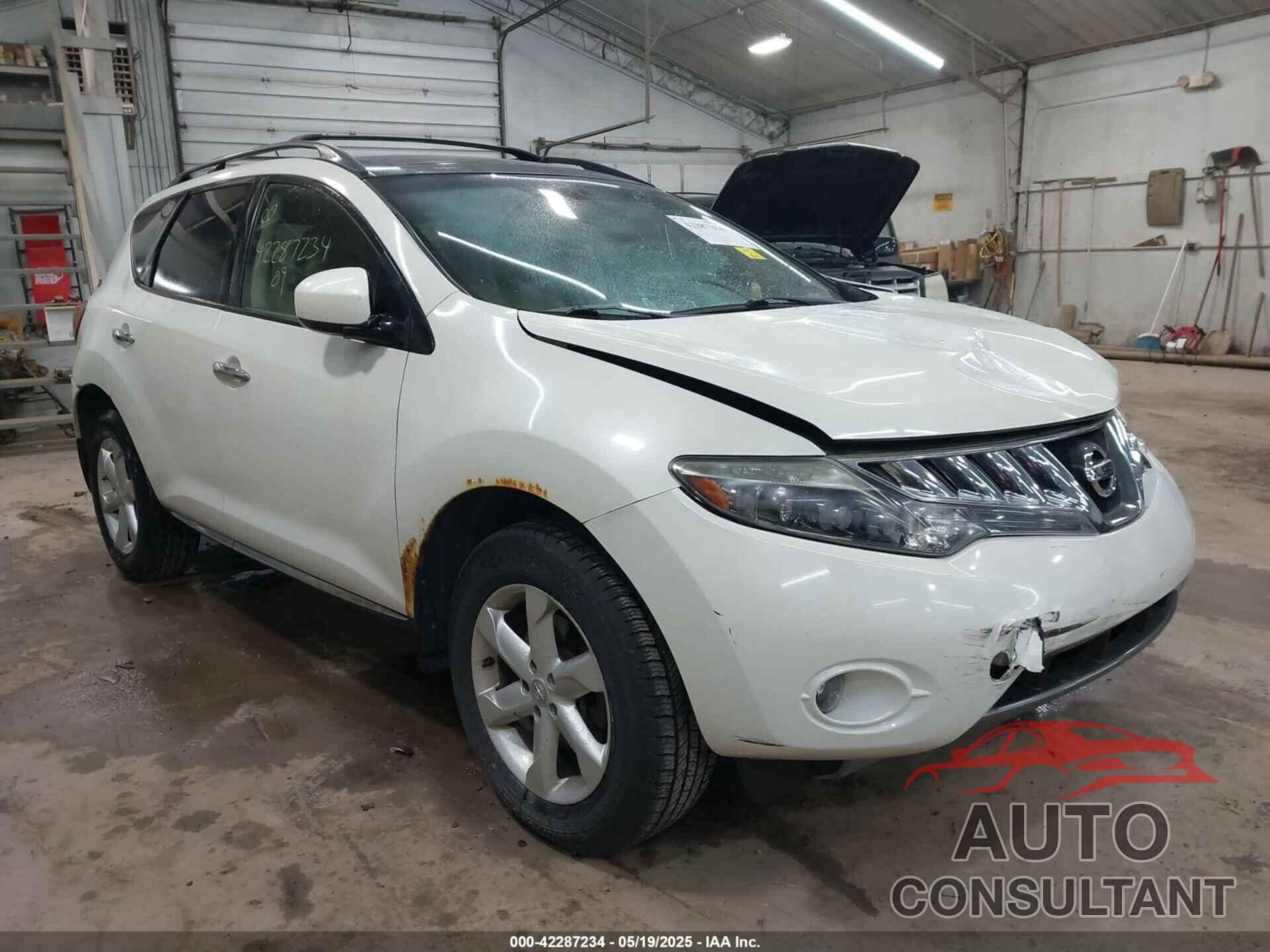 NISSAN MURANO 2009 - JN8AZ18W49W157960
