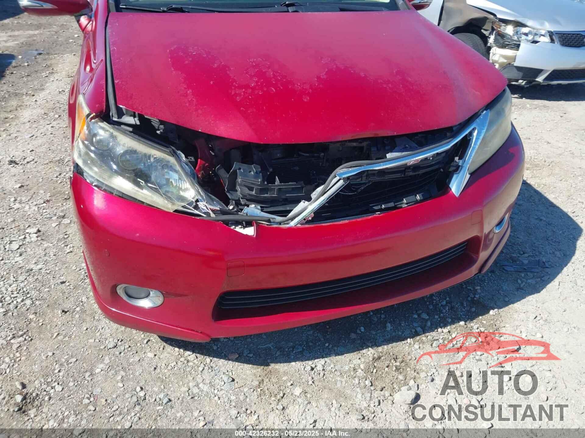 LEXUS HS 250H 2010 - JTHBB1BA2A2007082