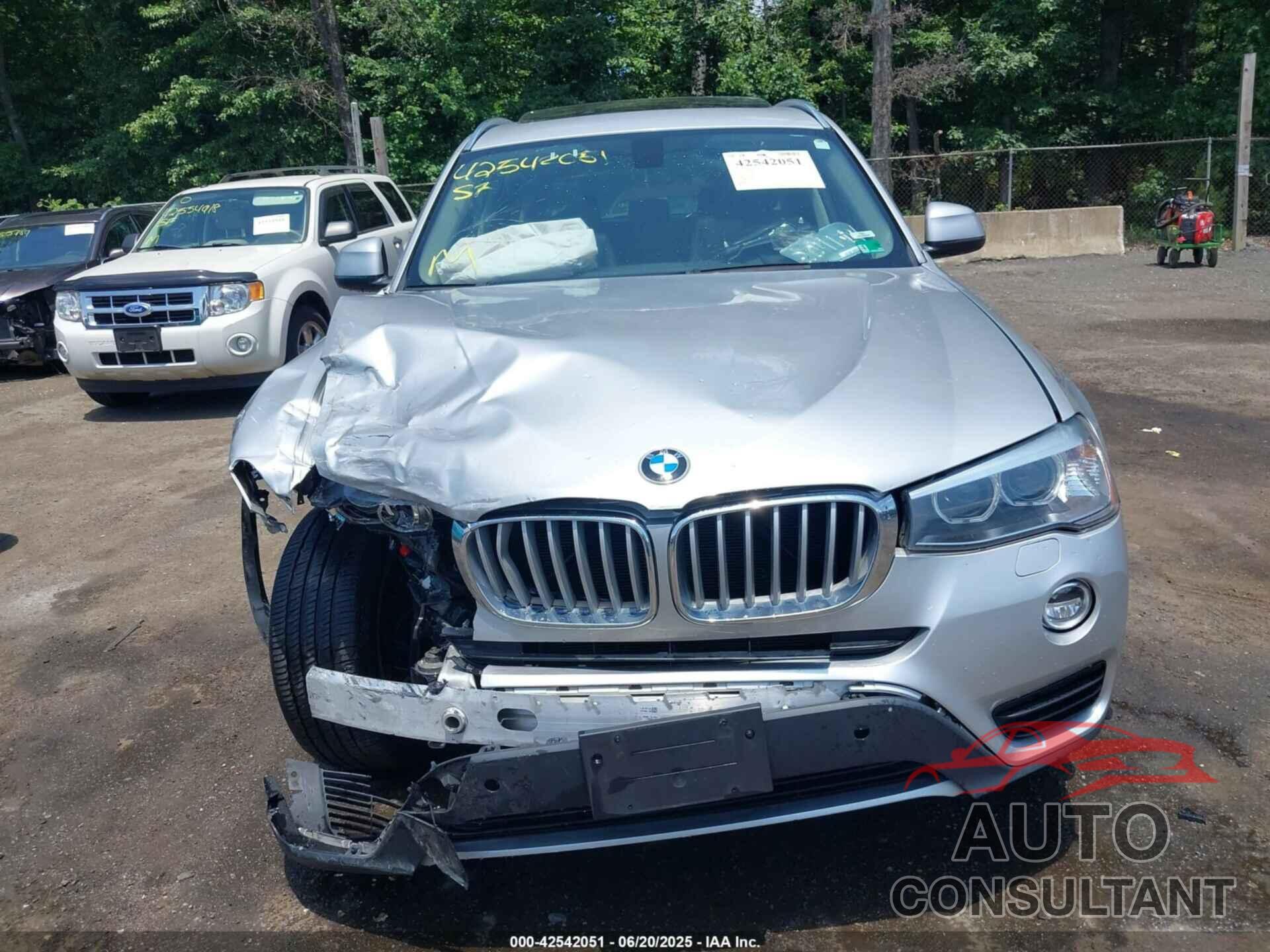 BMW X3 2015 - 5UXWX9C57F0D54934