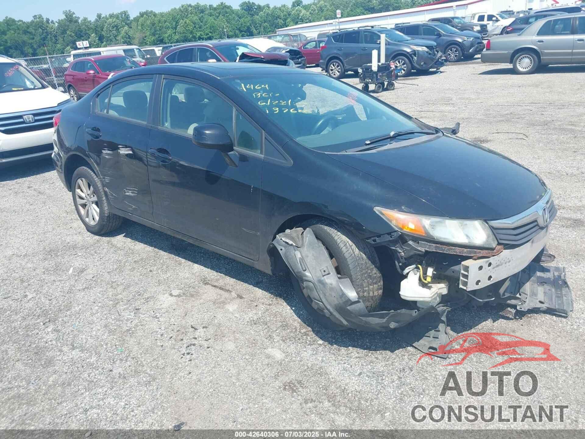 HONDA CIVIC 2012 - 2HGFB2F83CH321464