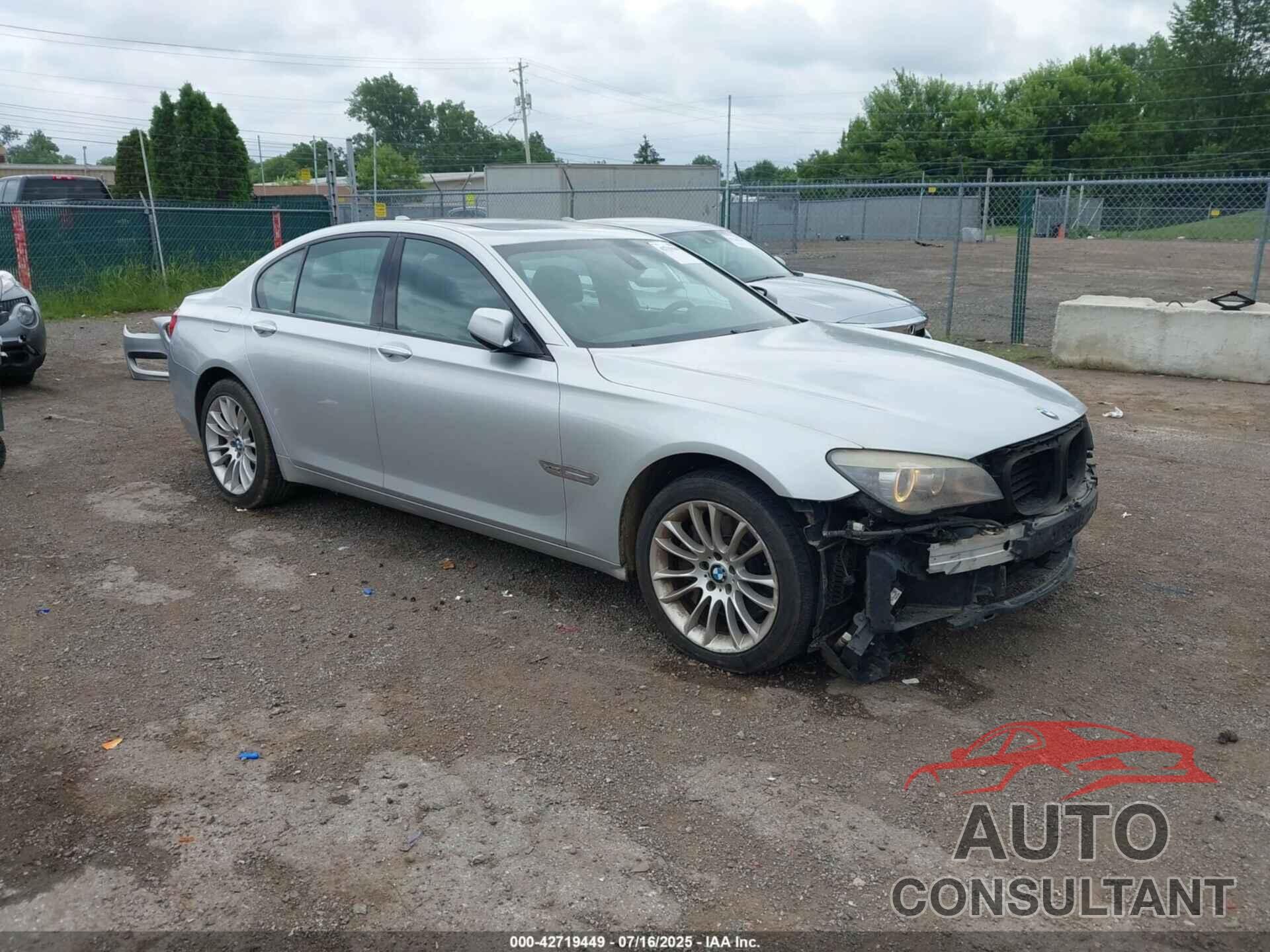 BMW 750I 2011 - WBAKC6C57BC395254