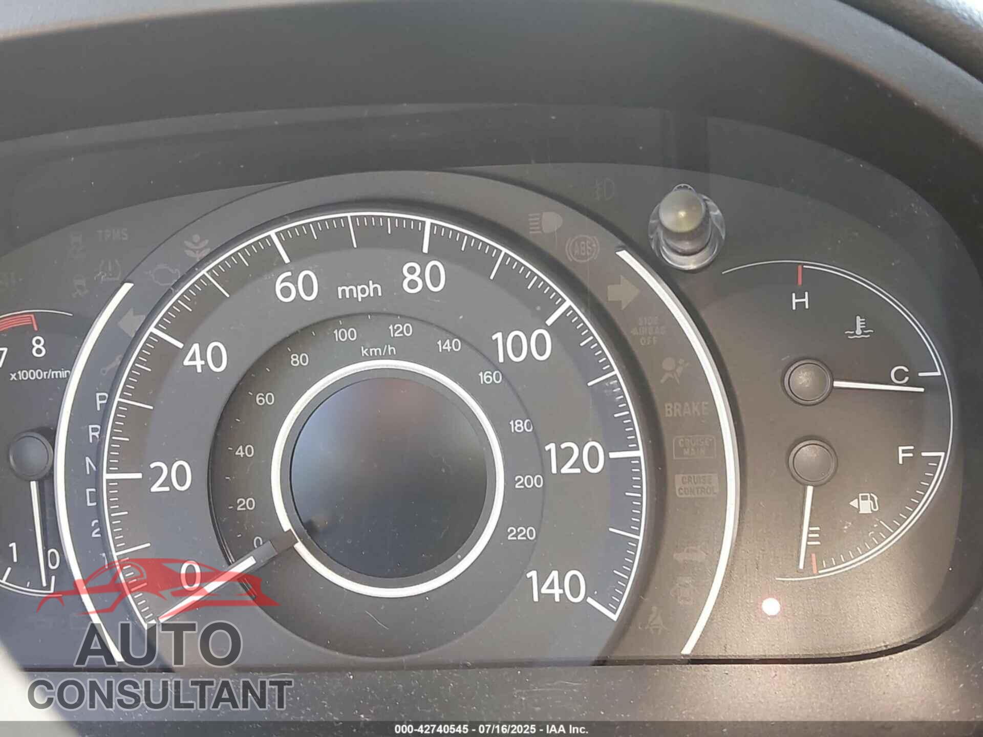 HONDA CR-V 2013 - 5J6RM4H54DL043273
