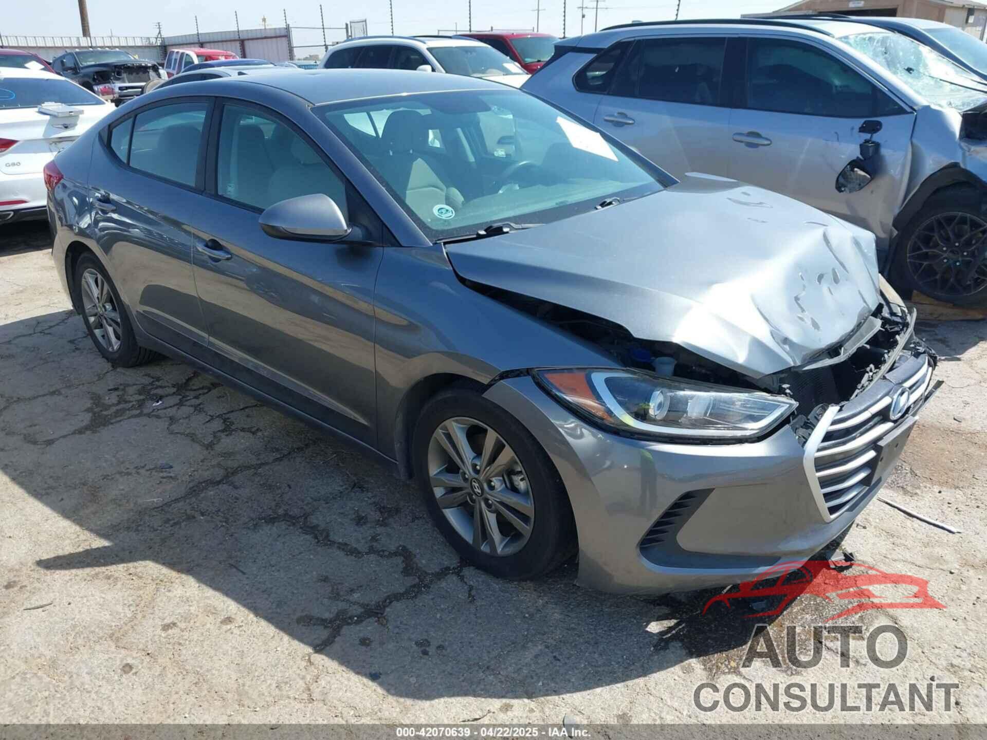 HYUNDAI ELANTRA 2018 - 5NPD84LF6JH339240