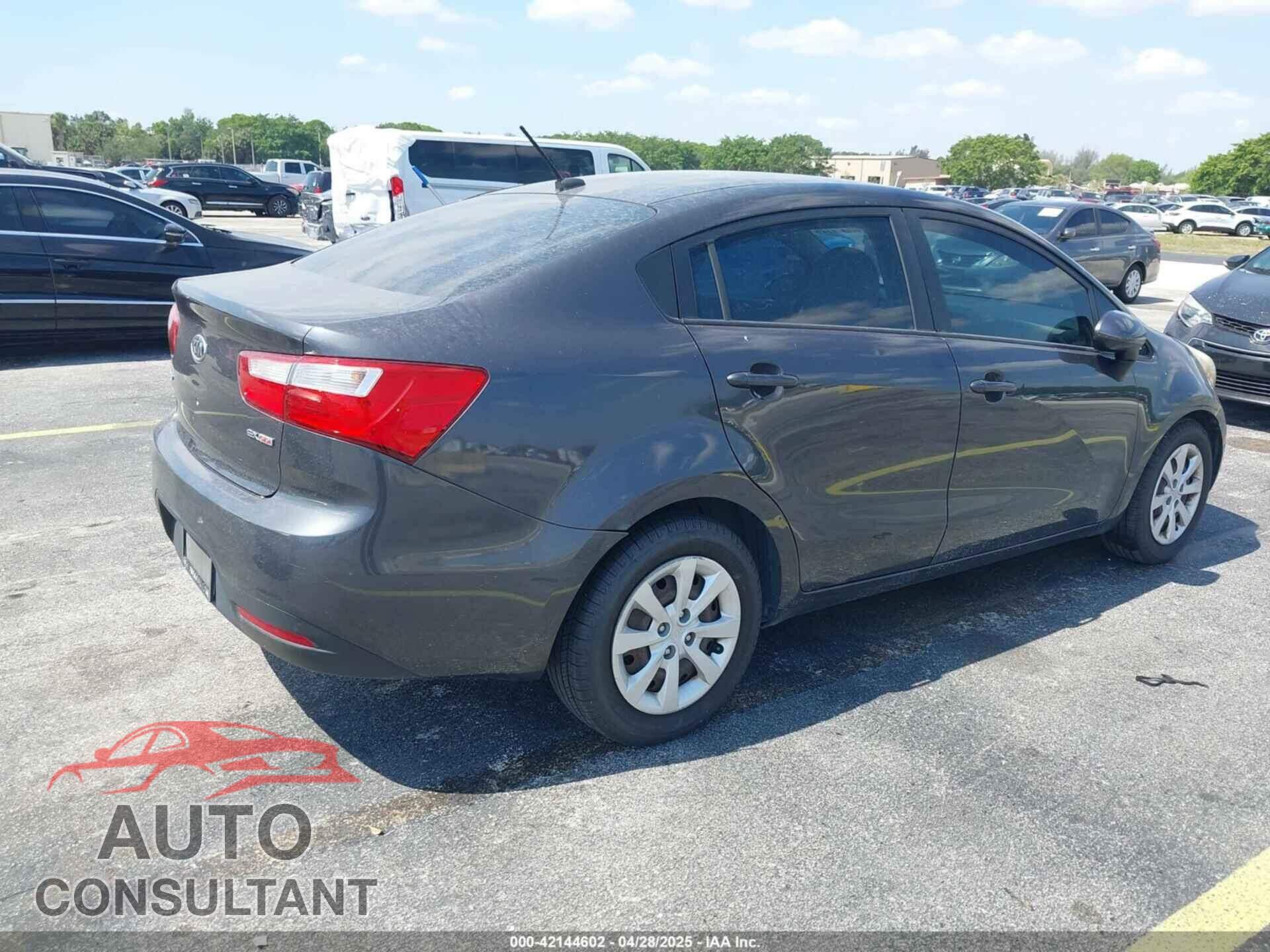 KIA RIO 2012 - KNADN4A32C6063618