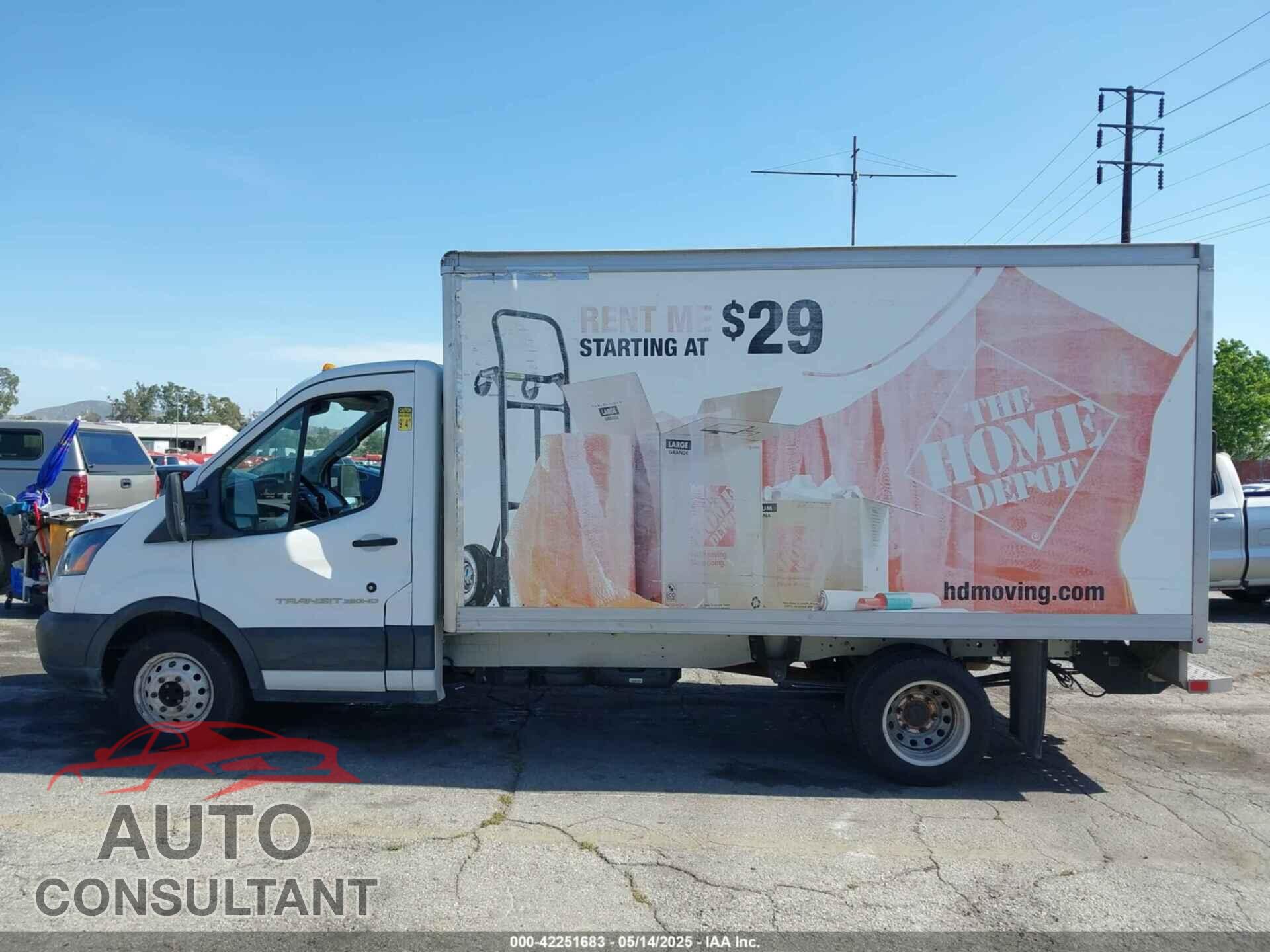 FORD TRANSIT-350 CAB 2019 - 1FDBF8ZM7KKA38548