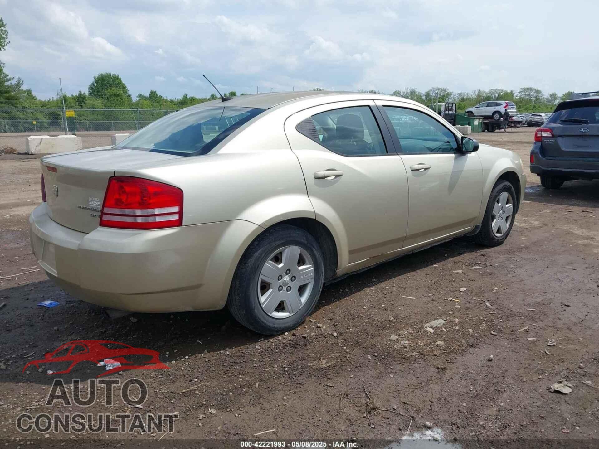 DODGE AVENGER 2010 - 1B3CC4FB9AN124312