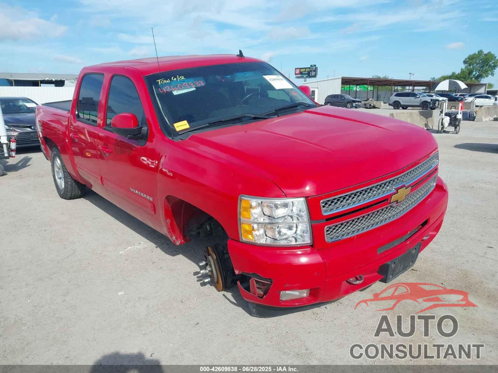 CHEVROLET SILVERADO 1500 2013 - 3GCPKSE7XDG290839