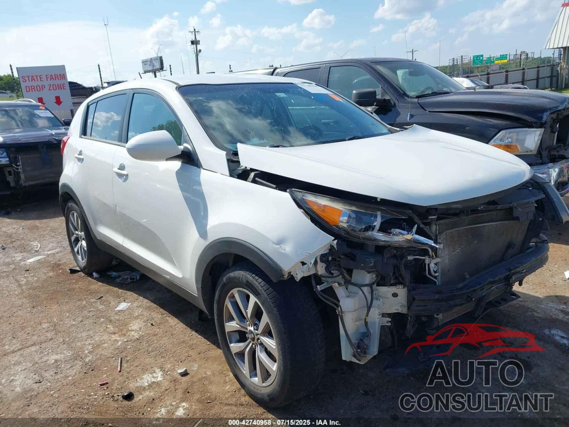 KIA SPORTAGE 2015 - KNDPB3AC2F7773989