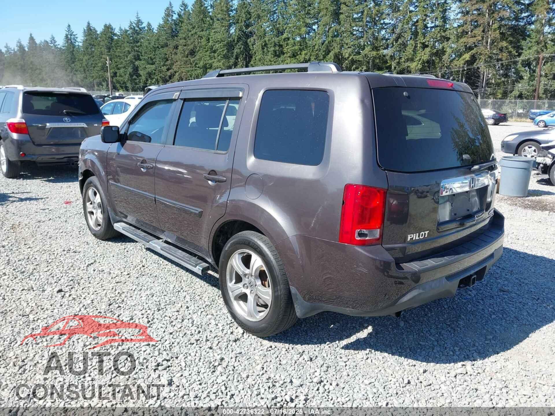 HONDA PILOT 2012 - 5FNYF4H59CB014073