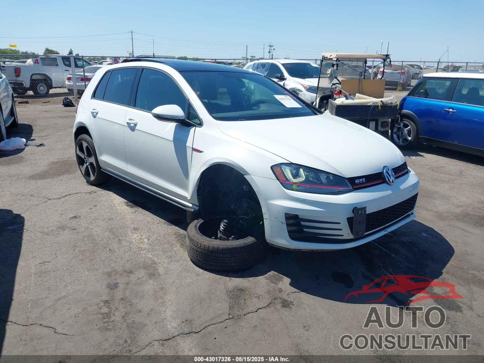 VOLKSWAGEN GOLF GTI 2016 - 3VW4T7AU7GM057397