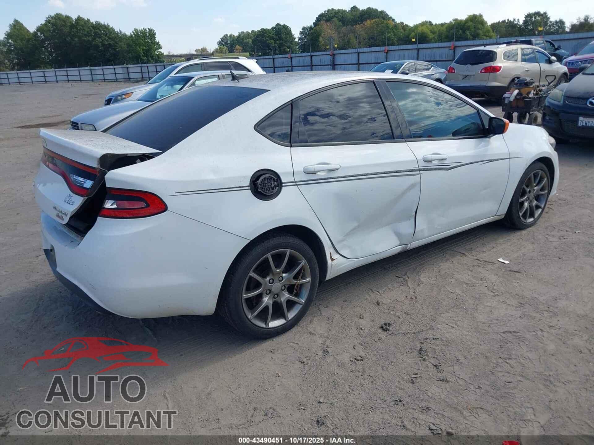DODGE DART 2014 - 1C3CDFBB1ED791081
