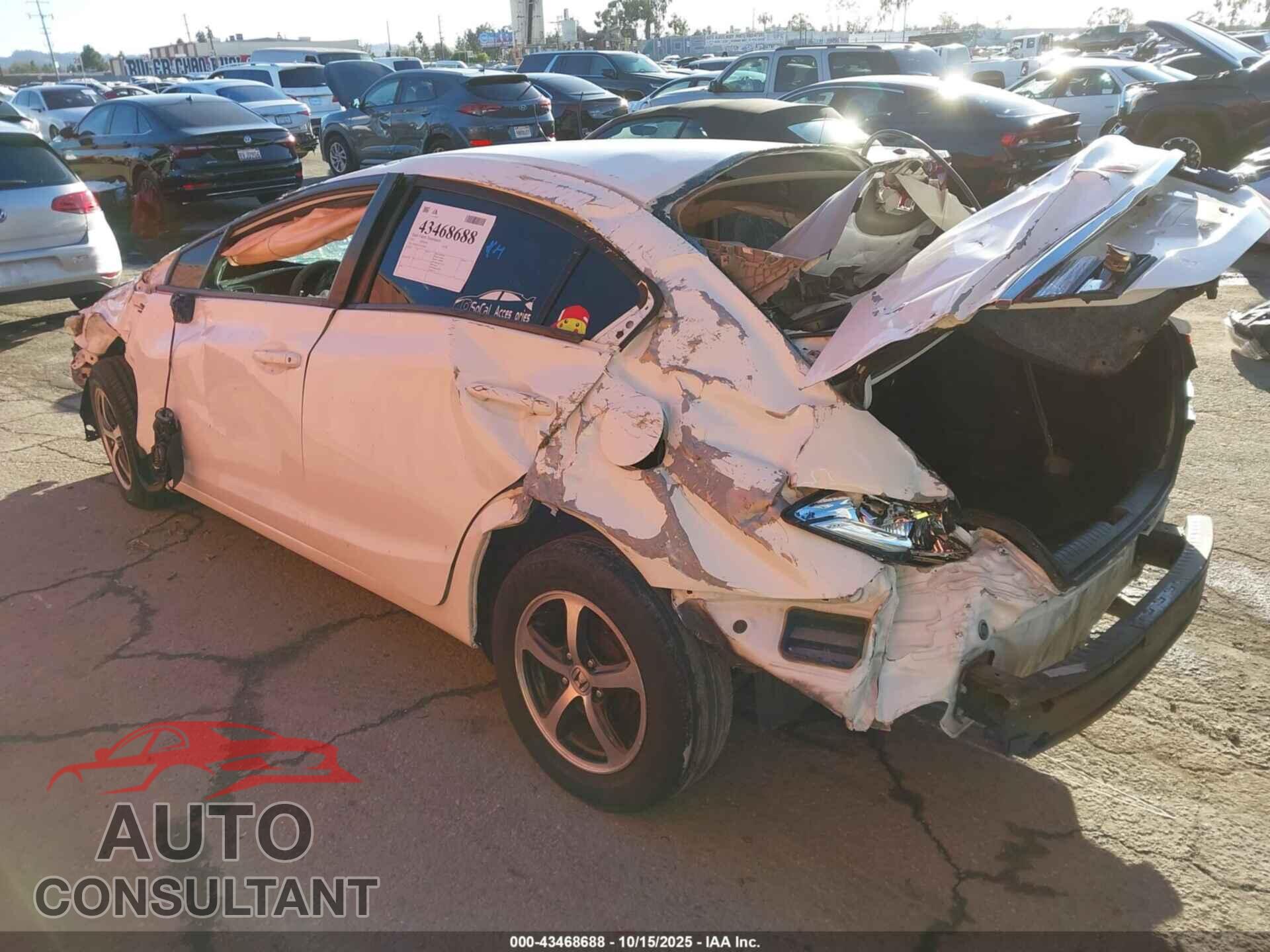 HONDA CIVIC 2015 - 19XFB2F77FE240506