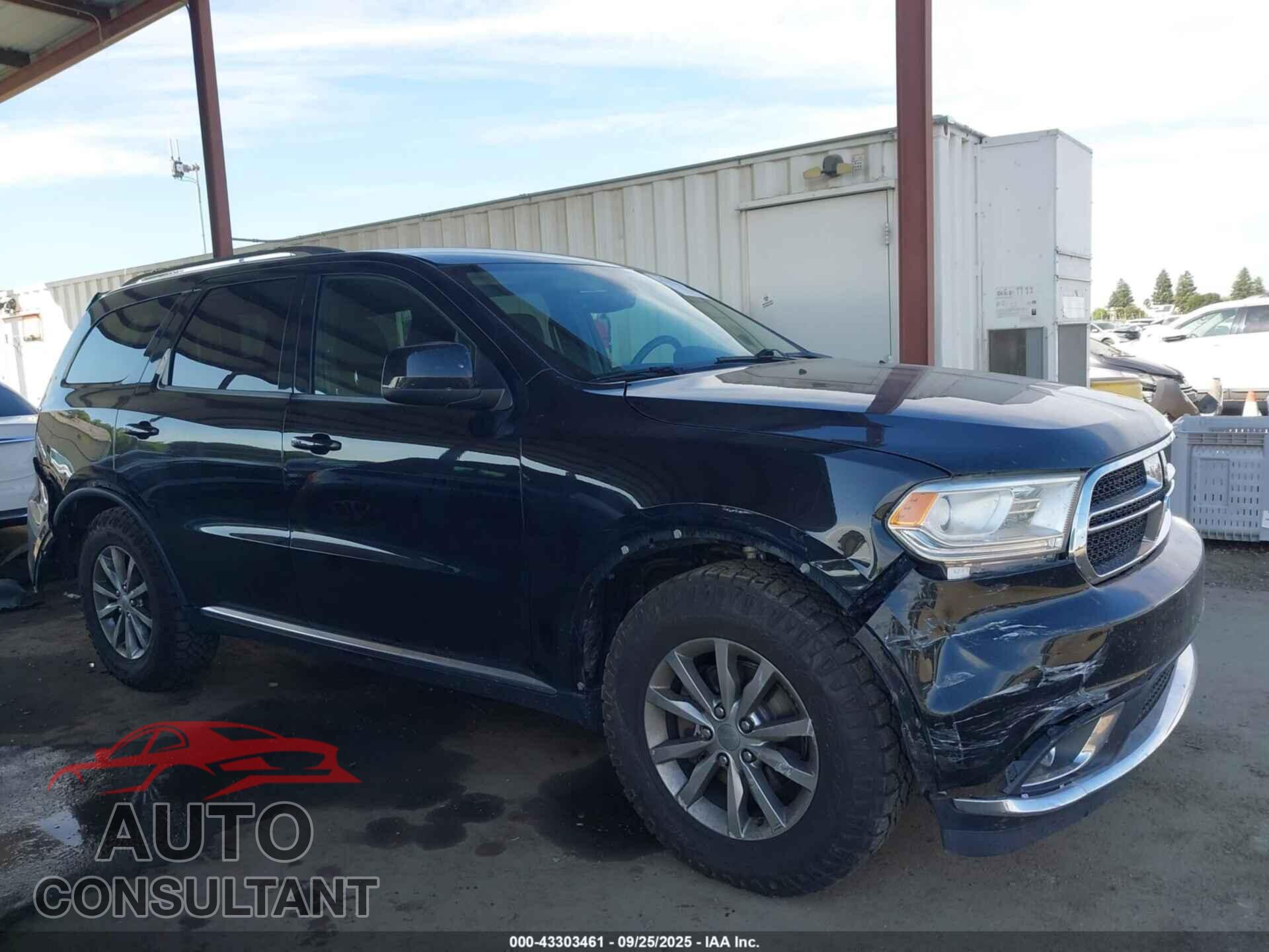 DODGE DURANGO 2017 - 1C4RDJAG6HC737372