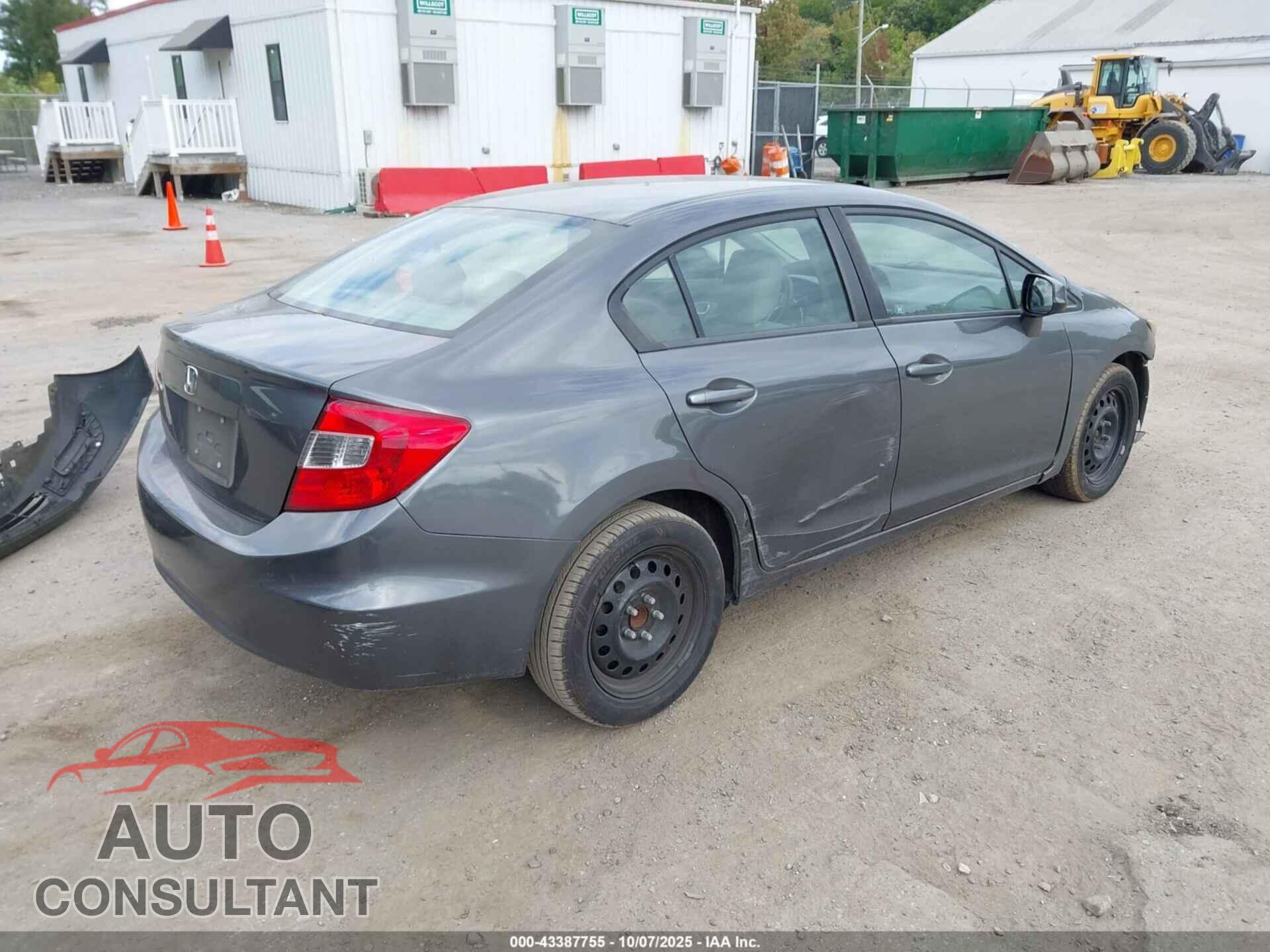 HONDA CIVIC 2012 - 2HGFB2F87CH324870