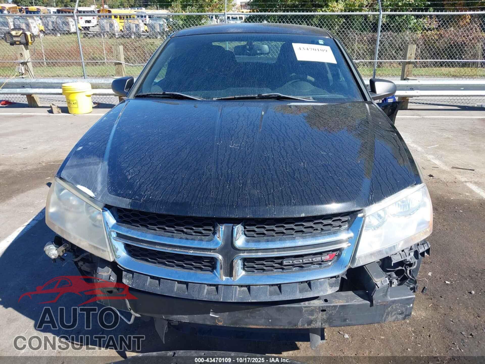 DODGE AVENGER 2013 - 1C3CDZAB8DN677218