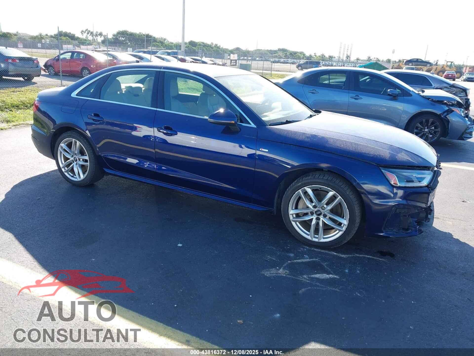 AUDI A4 2021 - WAUDAAF43MA029021