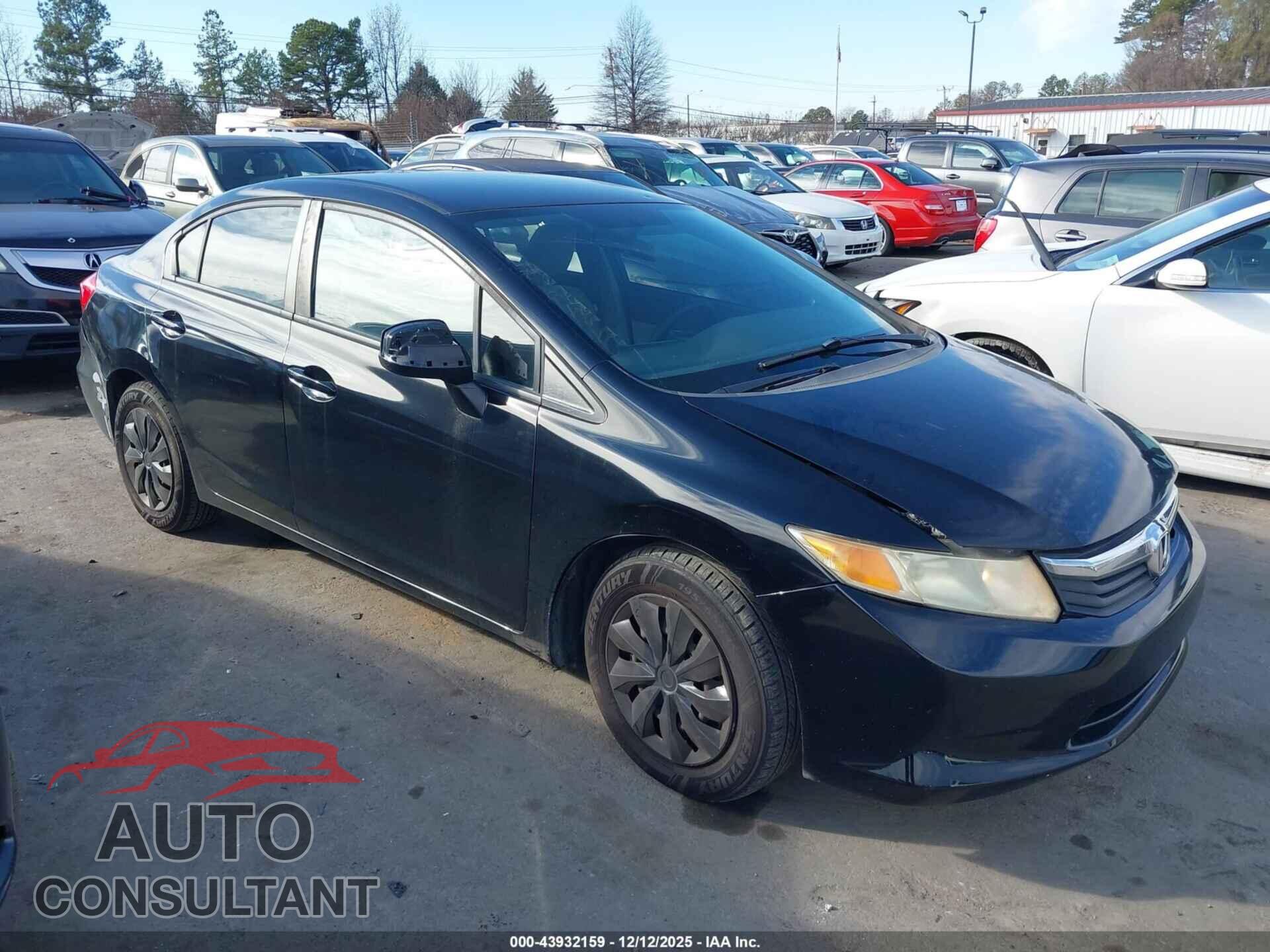 HONDA CIVIC 2012 - 2HGFB2F56CH561114