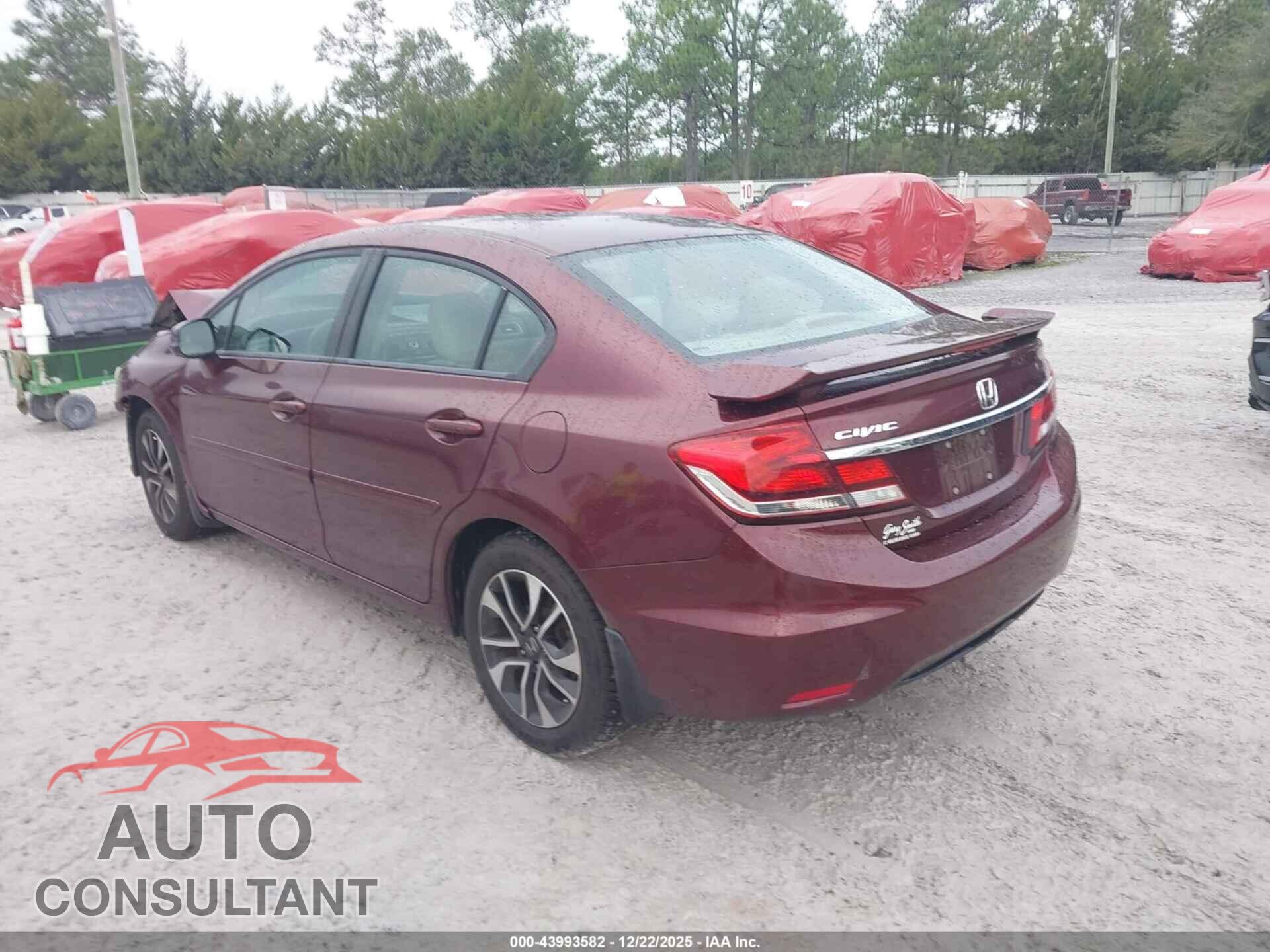 HONDA CIVIC 2013 - 19XFB2F96DE065499