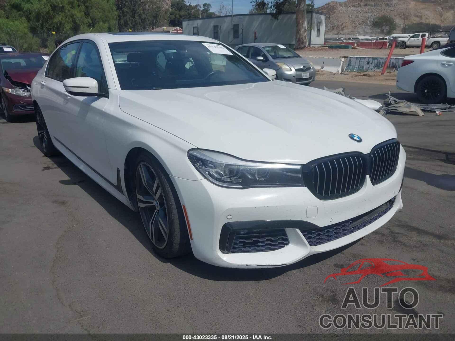 BMW 740I 2017 - WBA7E2C34HG741320