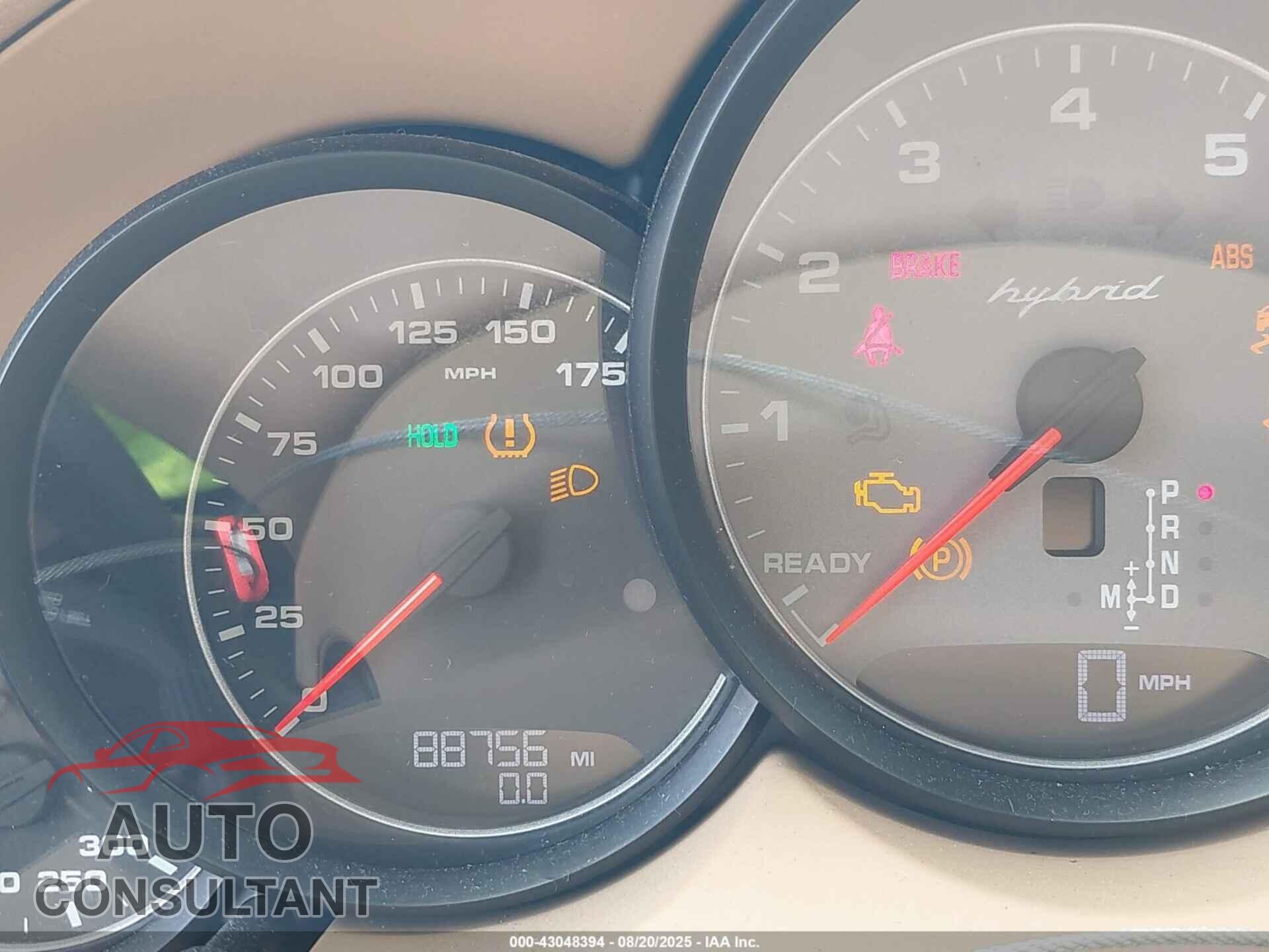 PORSCHE CAYENNE HYBRID 2011 - WP1AE2A27BLA94332