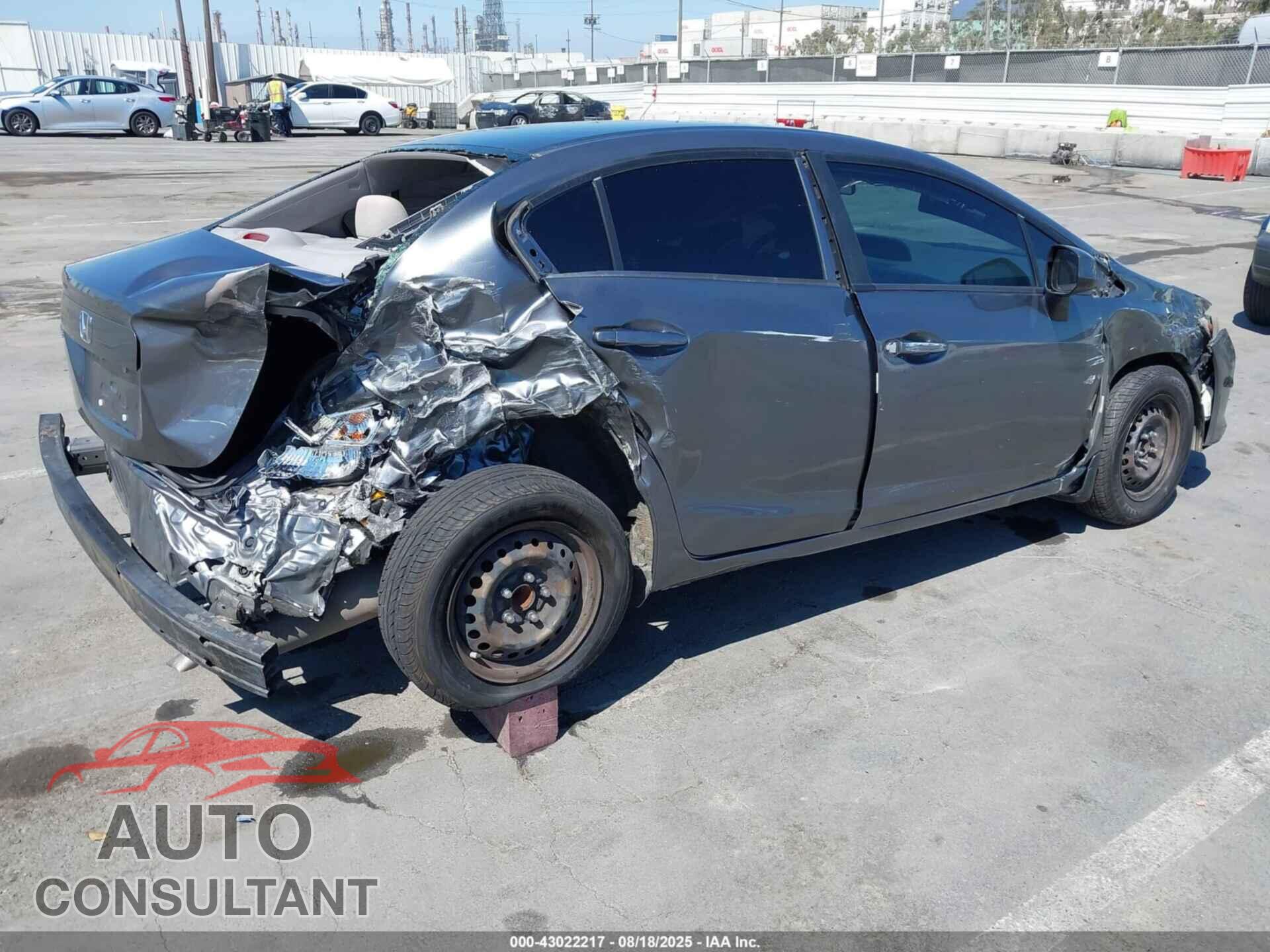 HONDA CIVIC 2012 - 19XFB2F53CE391868