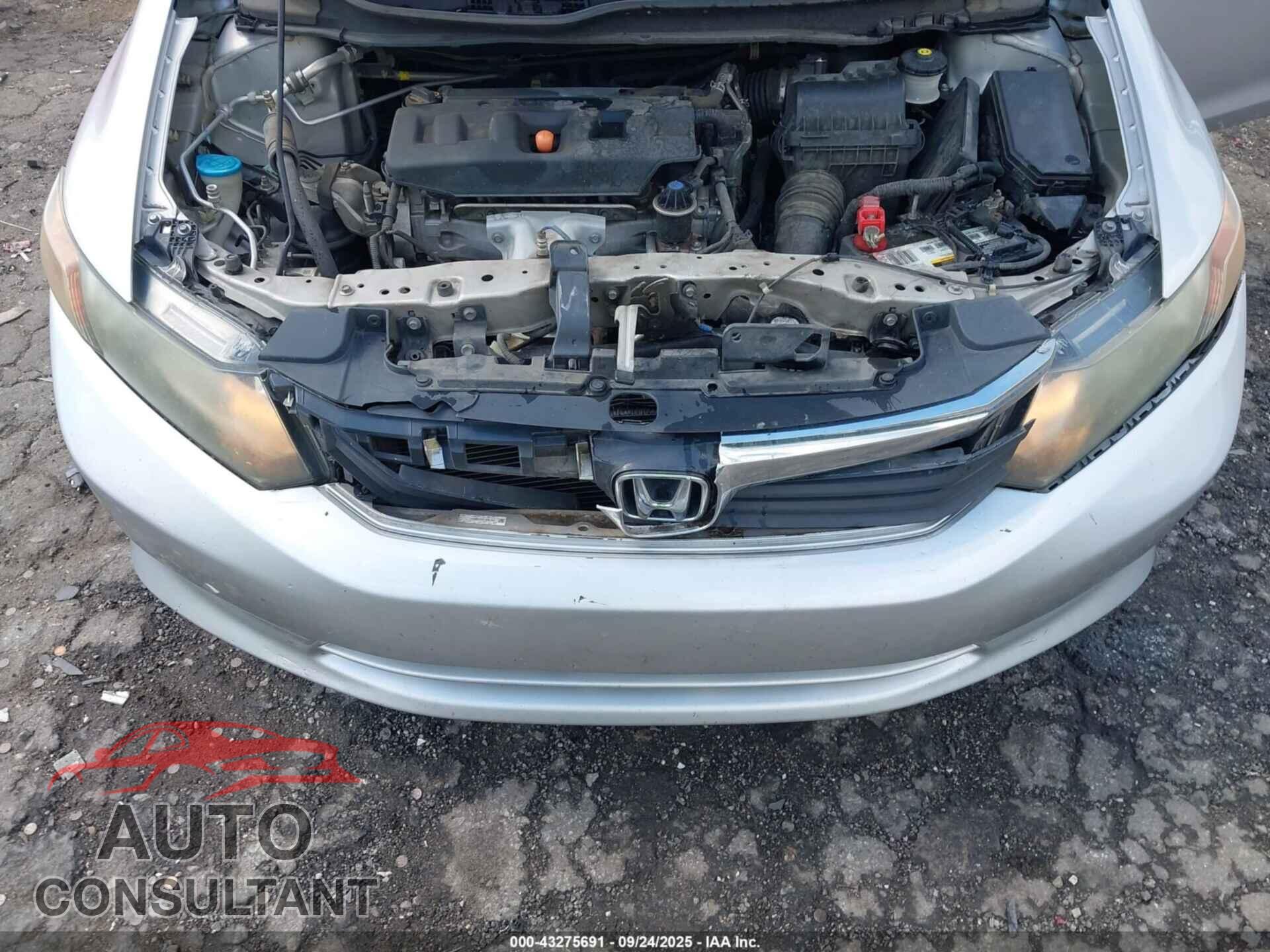 HONDA CIVIC 2012 - 19XFB2F55CE095377