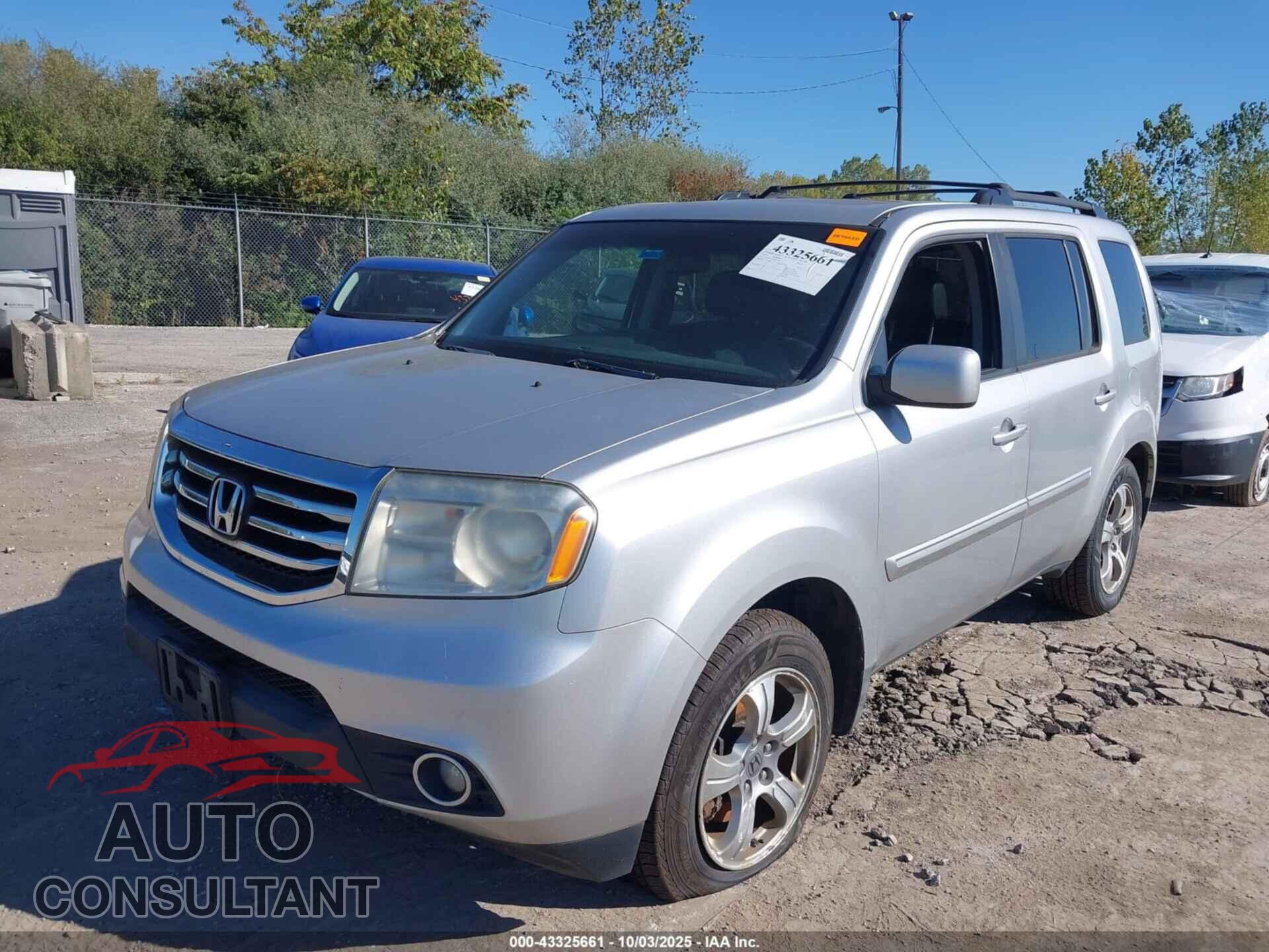 HONDA PILOT 2012 - 5FNYF4H73CB017505