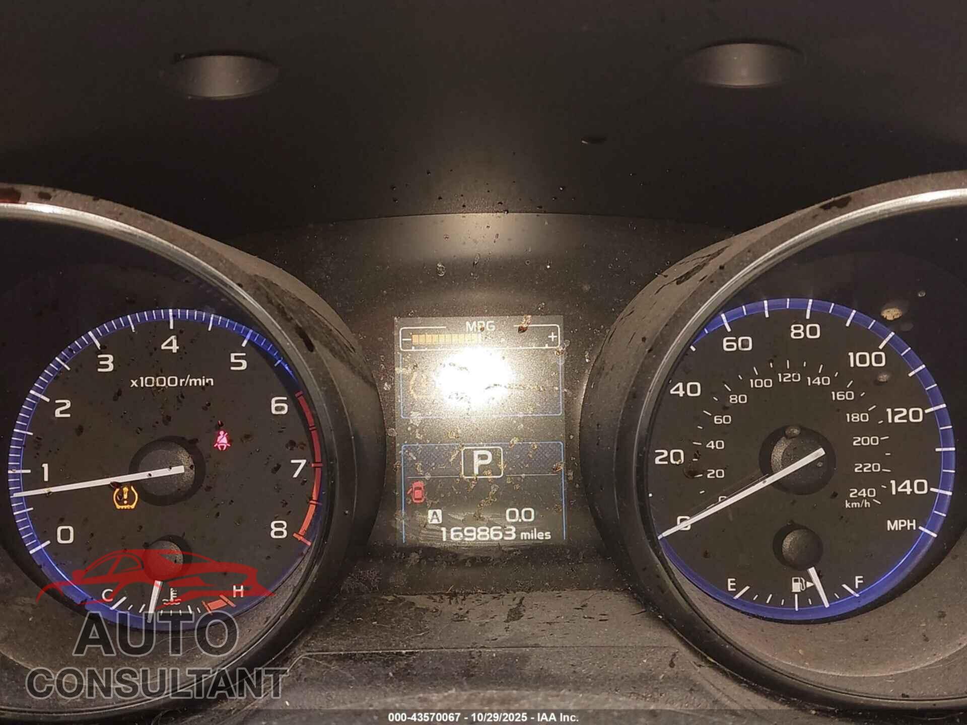 SUBARU OUTBACK 2017 - 4S4BSADC3H3278992