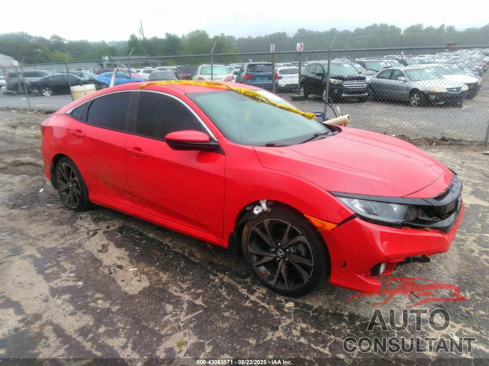 HONDA CIVIC 2020 - 2HGFC2F88LH564717