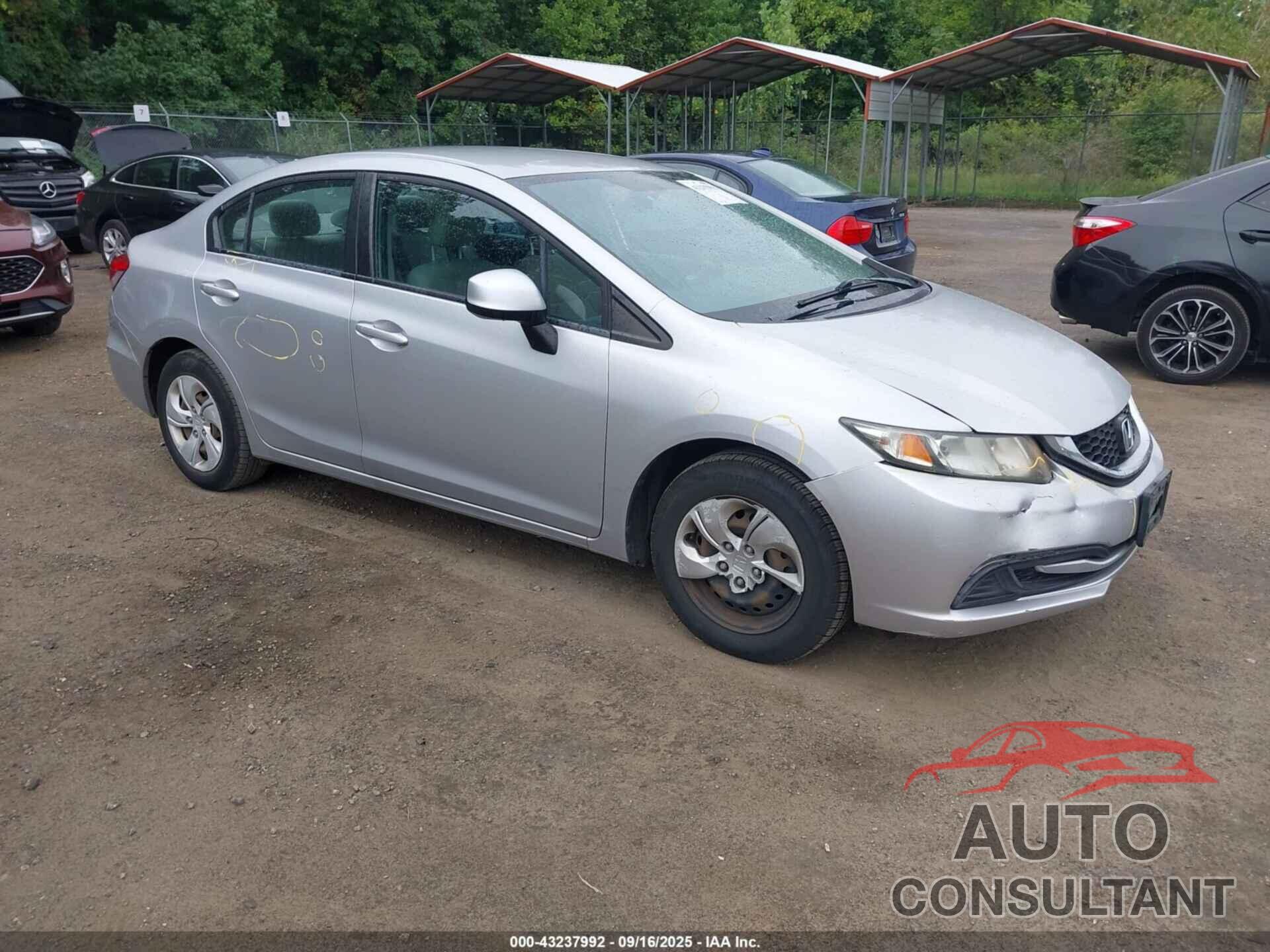 HONDA CIVIC 2013 - 2HGFB2F5XDH588768
