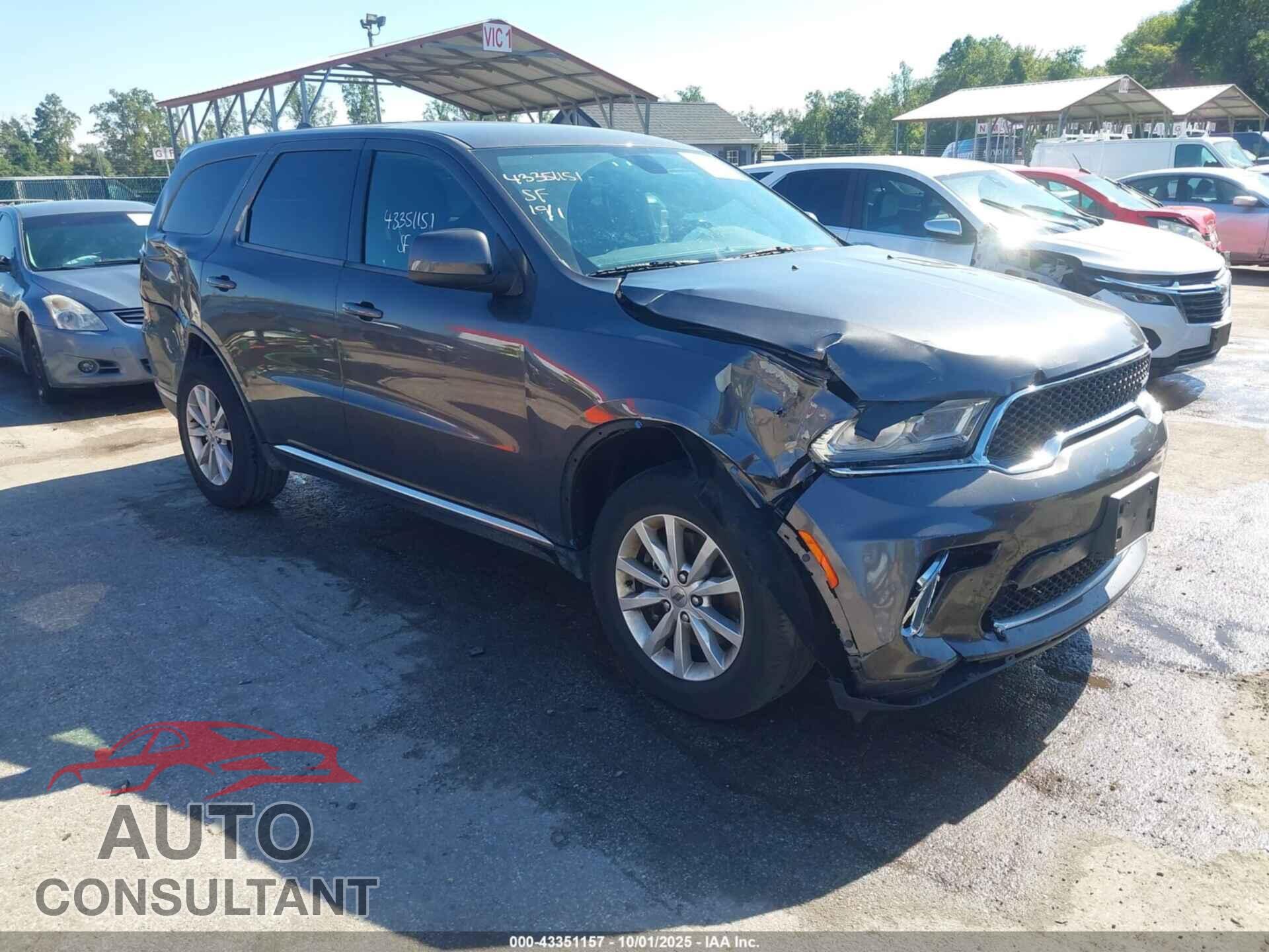 DODGE DURANGO 2021 - 1C4RDJAG2MC579333