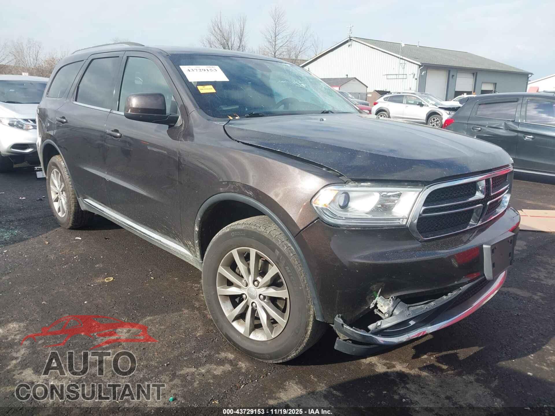 DODGE DURANGO 2017 - 1C4RDJAG2HC709777