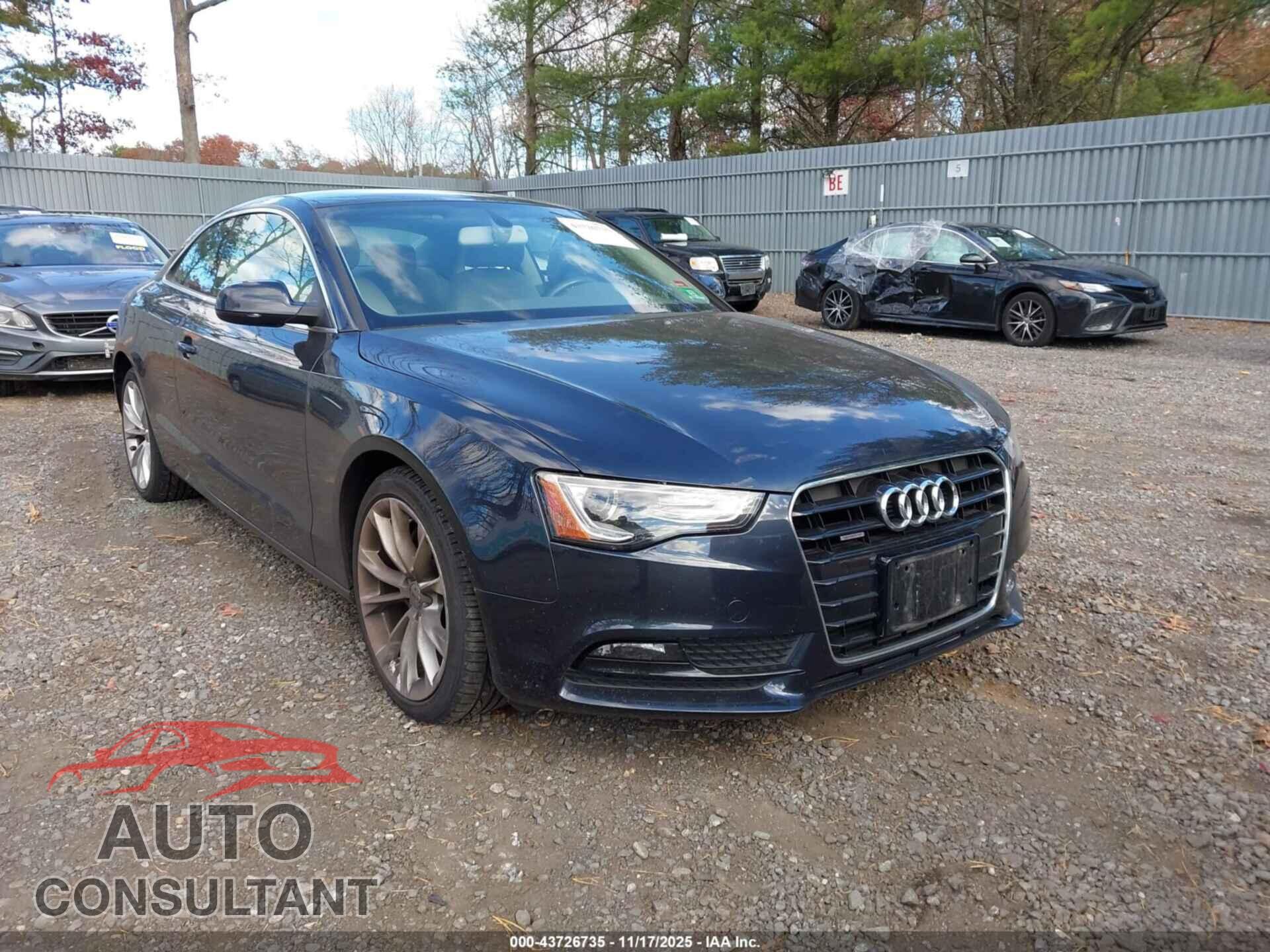 AUDI A5 2013 - WAUCFAFR1DA027583