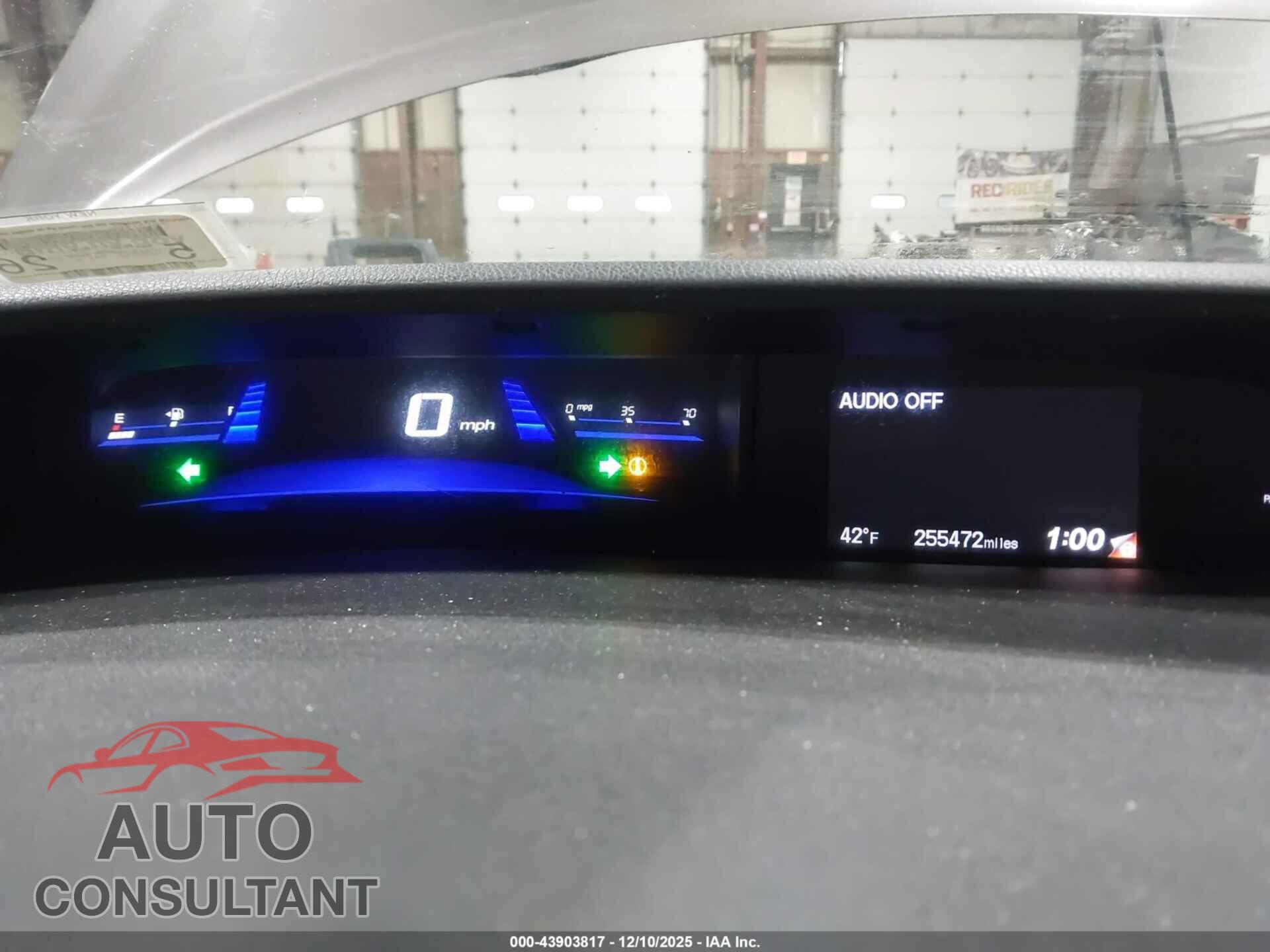 HONDA CIVIC 2013 - 19XFB2F52DE295327