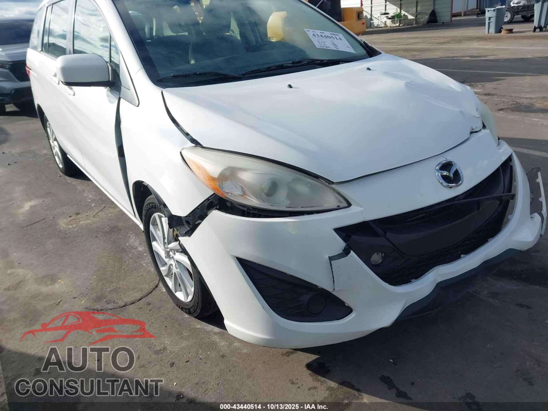 MAZDA MAZDA5 2012 - JM1CW2BL6C0118167