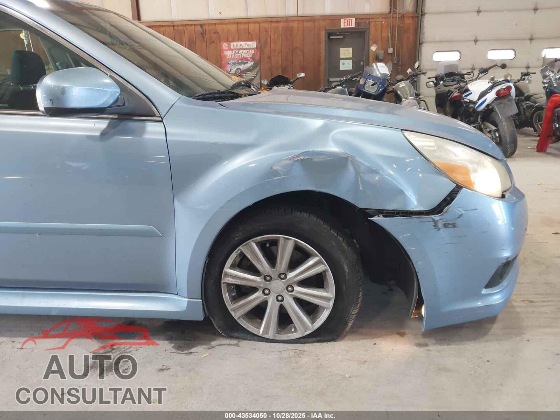SUBARU LEGACY 2011 - 4S3BMBB67B3249701