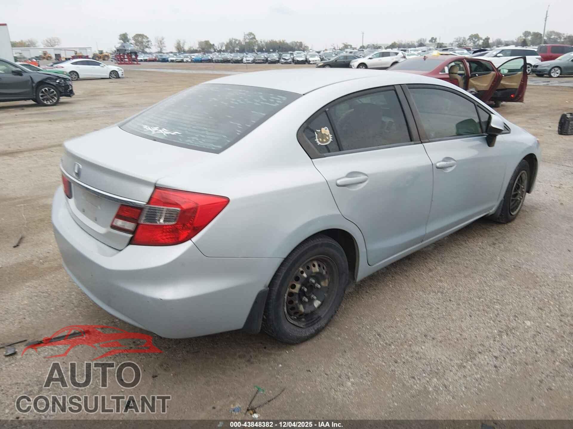 HONDA CIVIC SDN 2012 - 2HGFB2F53CH591316
