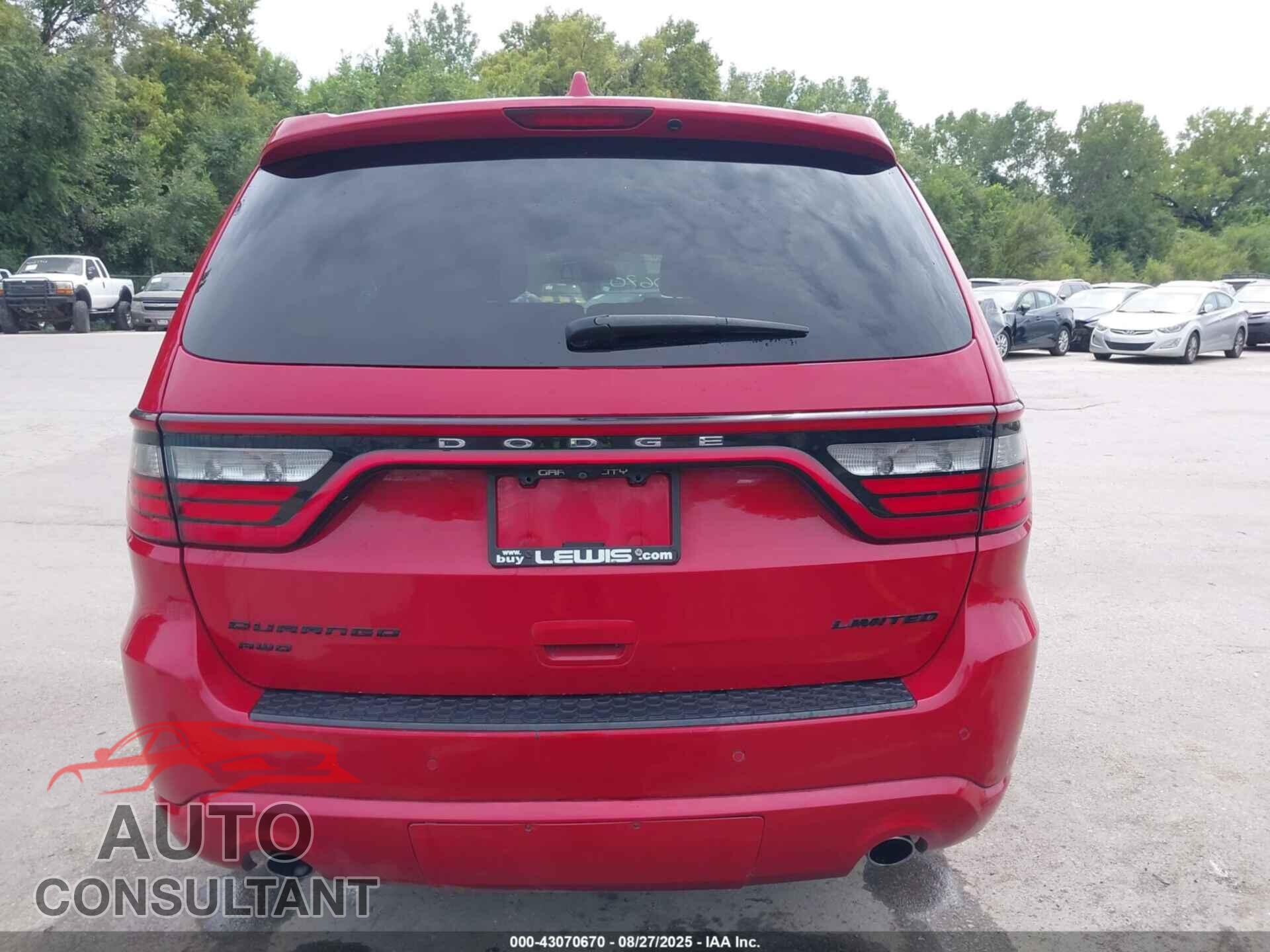 DODGE DURANGO 2016 - 1C4RDJDG2GC486442