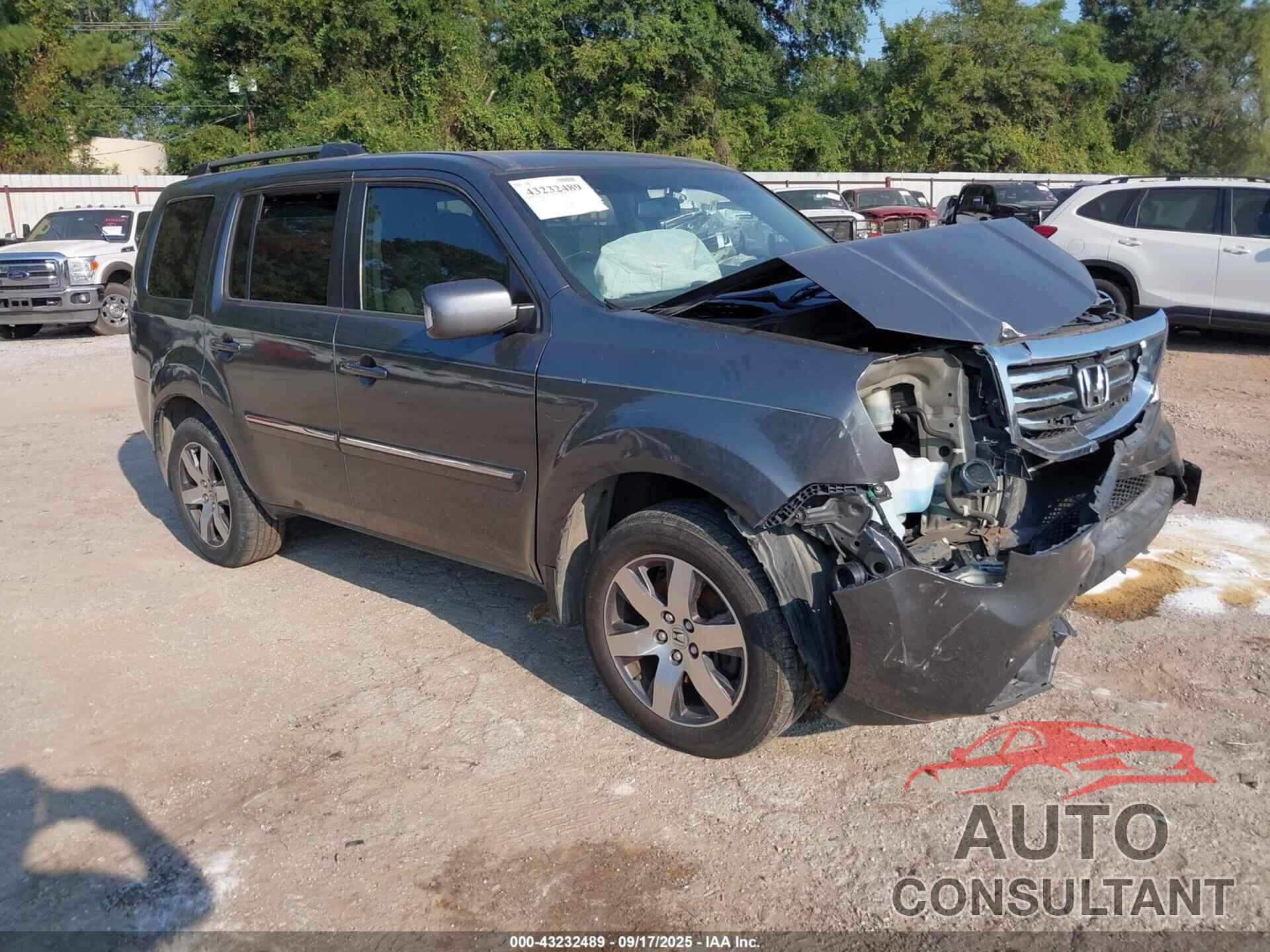 HONDA PILOT 2012 - 5FNYF3H98CB037339